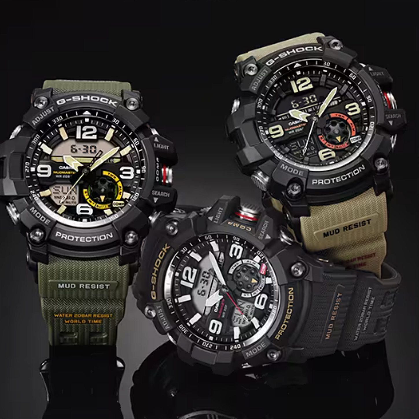 YU UA　G-SHOCK MUDMASTER GG-1000 5476 G-SHOCK Mudmaster GG-1000-1ADR Master of G Preto - Relojoaria
