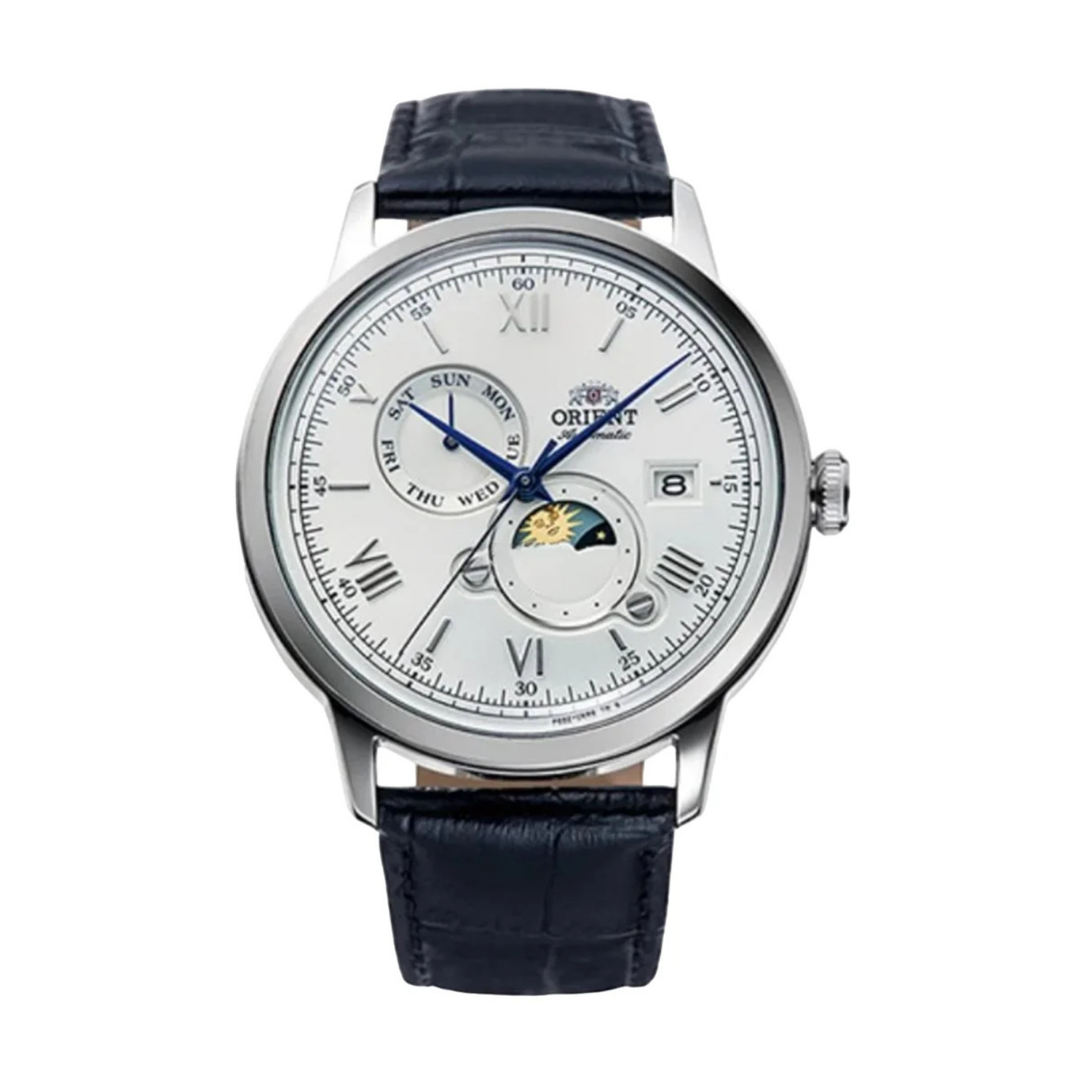 Orient Sun & Moon RA-AK0802S30B – Automático Clássico Branco 41mm