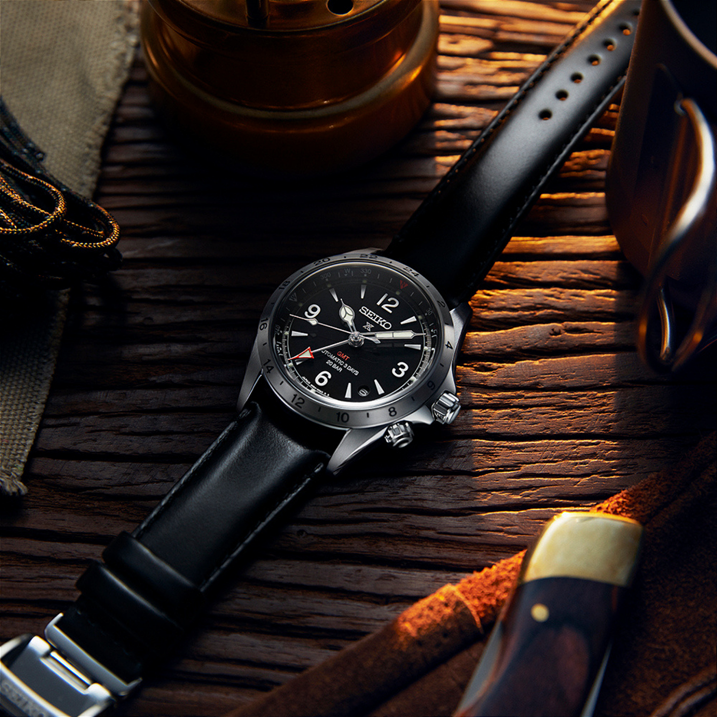 最終値下！アルピニストGMT 海外限定 SEIKO SPB379 Seiko Prospex Alpinist Automático GMT SPB379 – 39.5 mm, 20 ATM