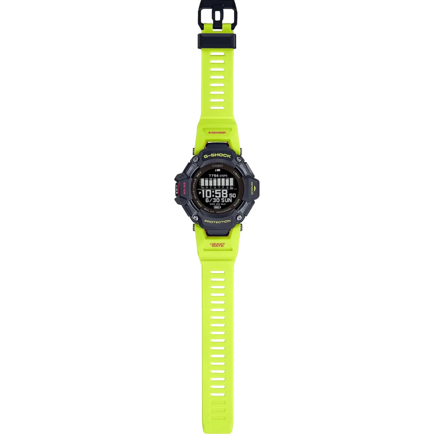 G-SHOCK G-Squad GBD-H2000-1A9DR Verde-Limão GPS - Relojoaria G-SHOCK G-Squad GBD-H2000-1A9DR Verde-Limão GPS - Relojoaria