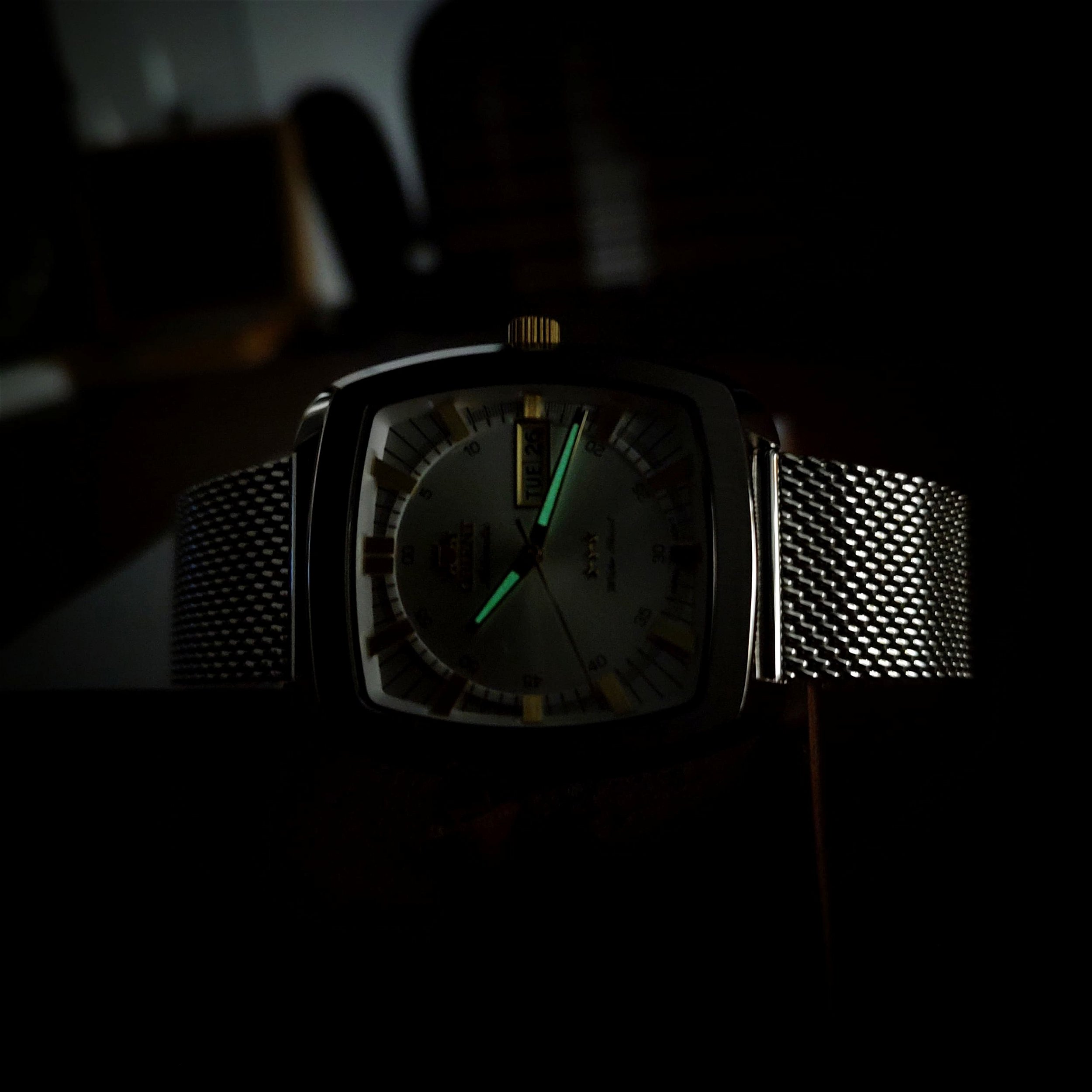 Orient 3 Stars F49SS030 E1SX Verde Automático - Relojoaria Impala