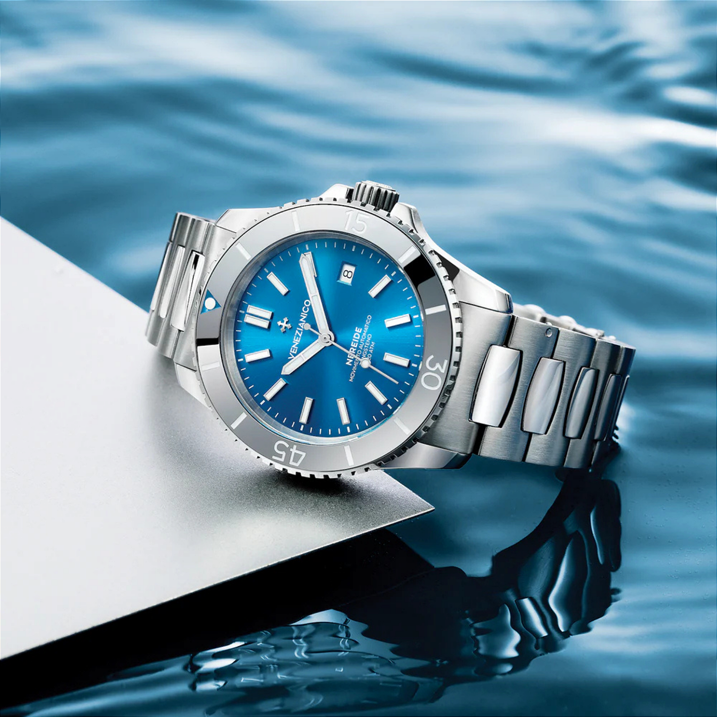 ニコ Relógio Venezianico Nereide Tungsteno 42 Azul - Relojoaria Impala