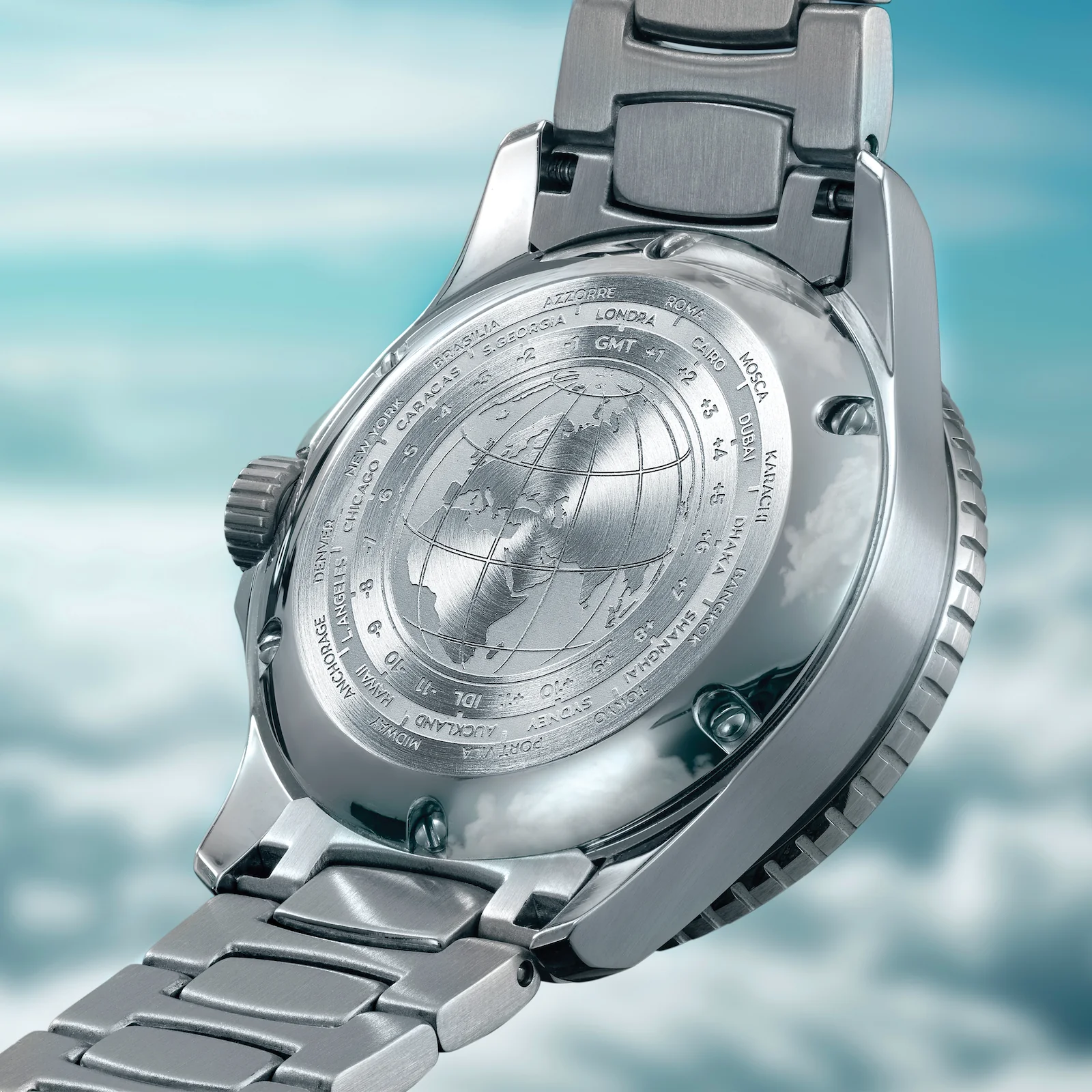 Relógio Venezianico Nereide GMT 39 Cielo Turquesa Automático 200m