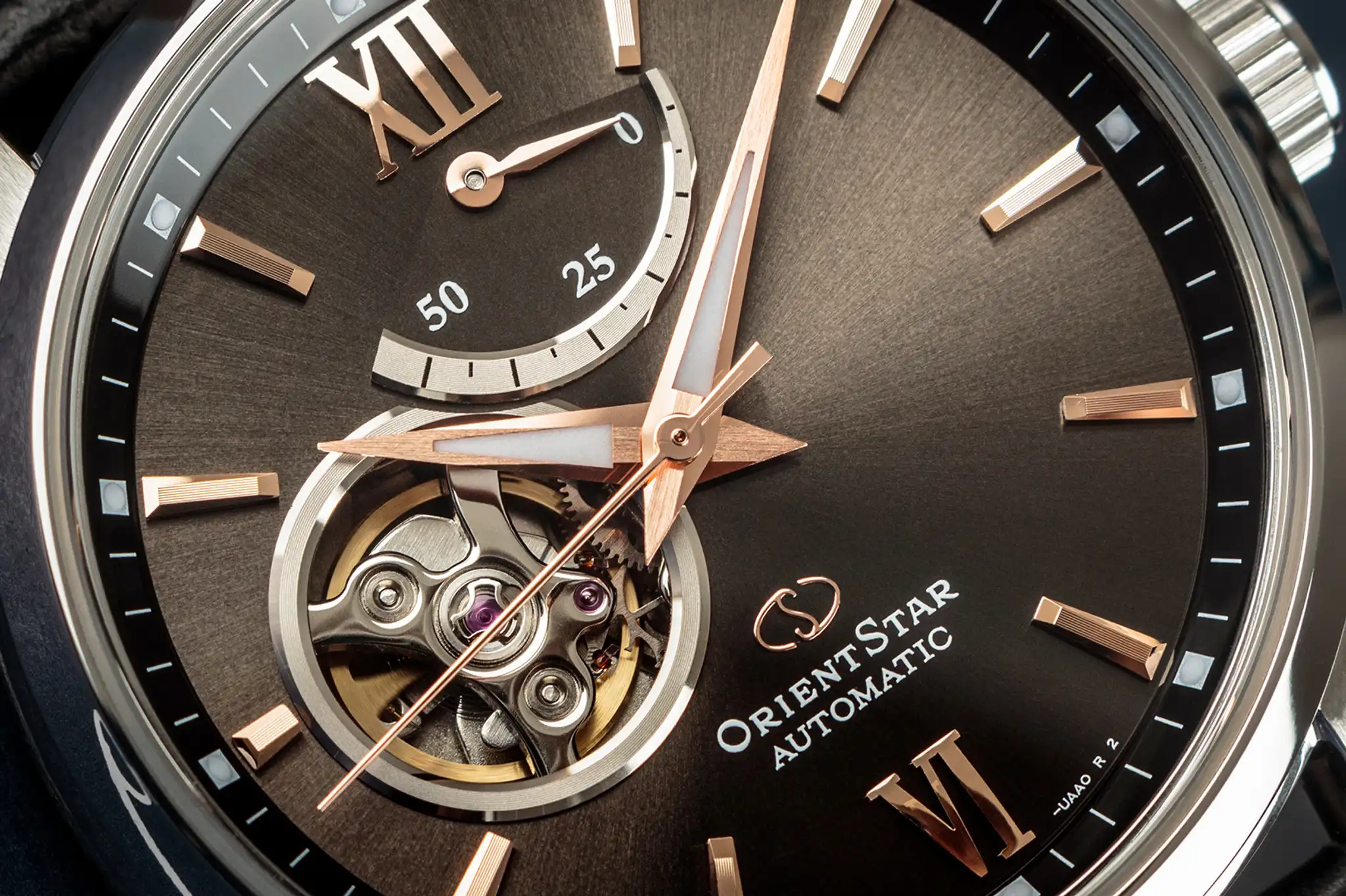 Orient Star RE-AT0007N00B Mecânico 39mm Safira 50h 100M