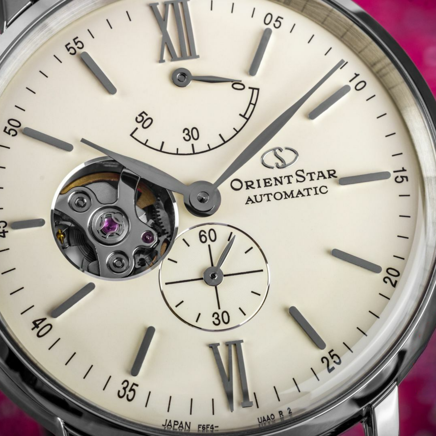 Orient Star RE-AV0002S00BClassic Open Heart Rose Gold Automático