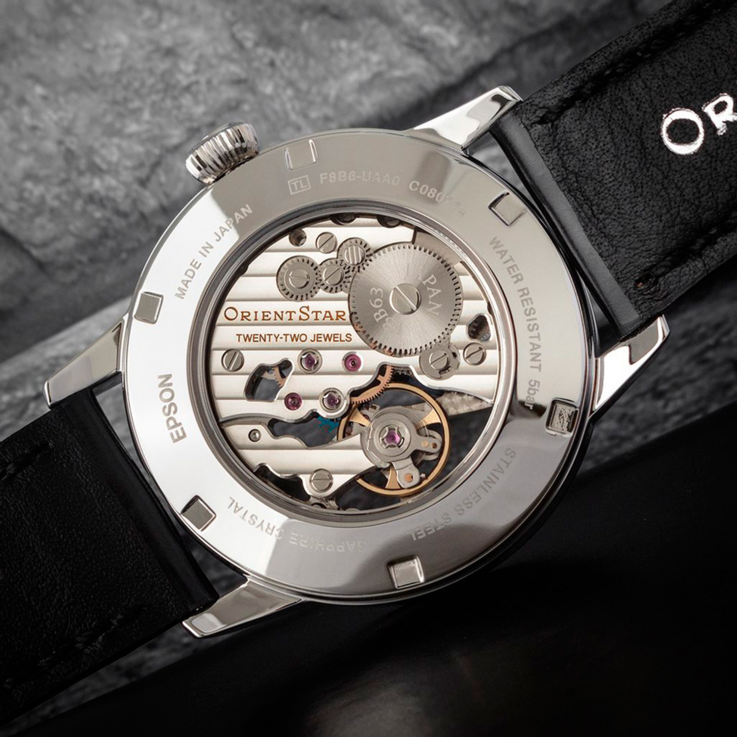 Orient Star Skeleton RE-AZ0005S00B Manual 70h Safira - Relojoaria