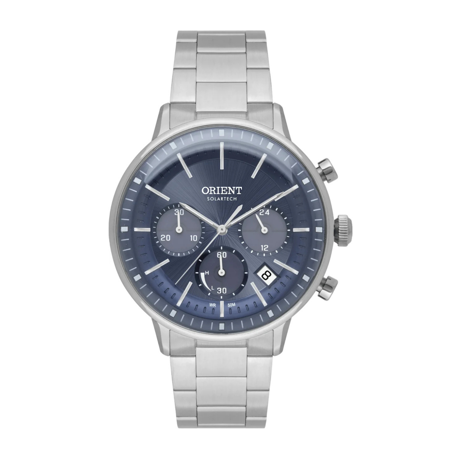Orient MBSSC265 D1SX – Neo Vintage Solar, Cronógrafo Azul Abaulado