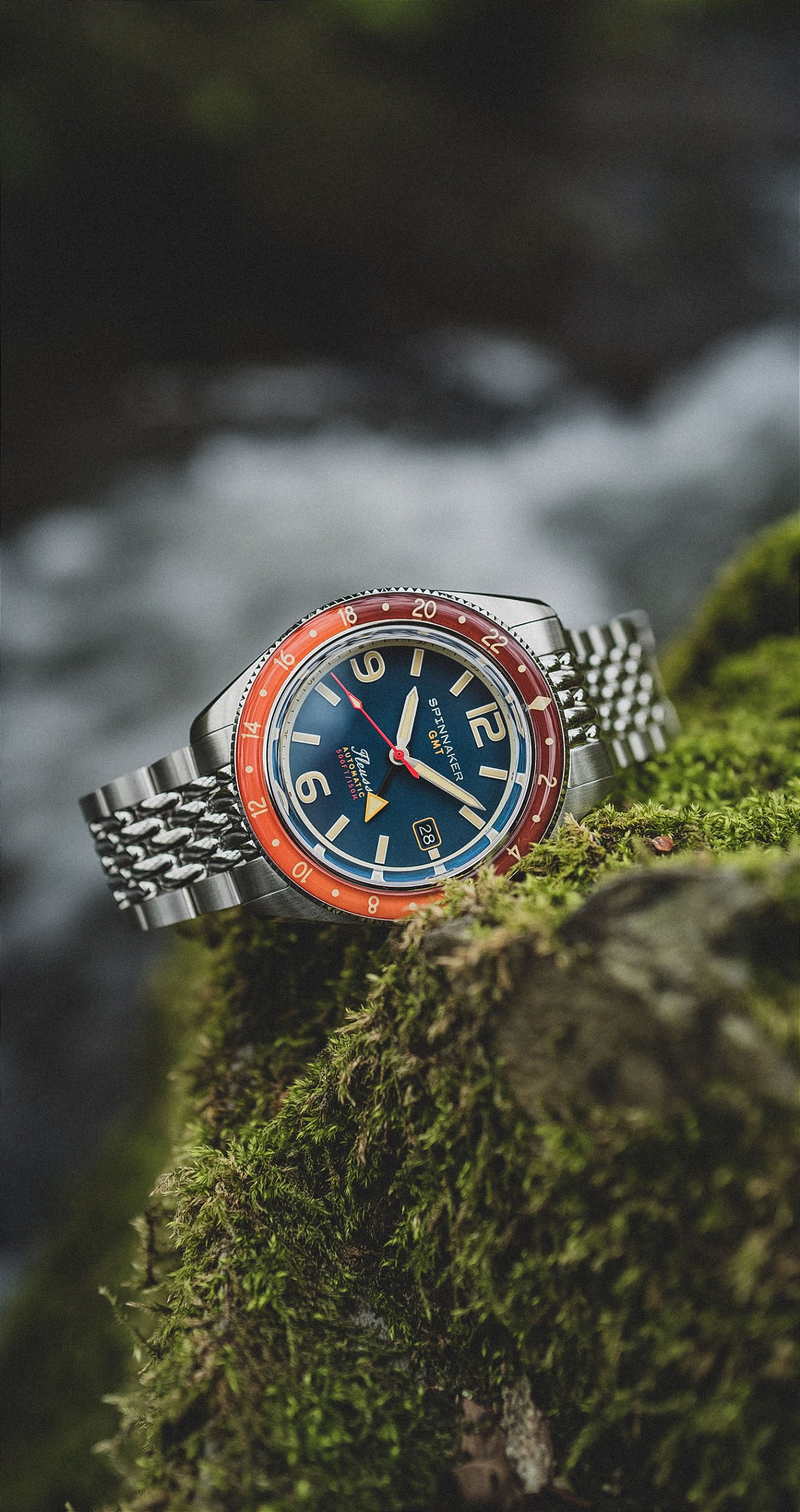 Relógio Fleuss GMT SP-5120-55 Automático Seiko NH34 Safira 150m