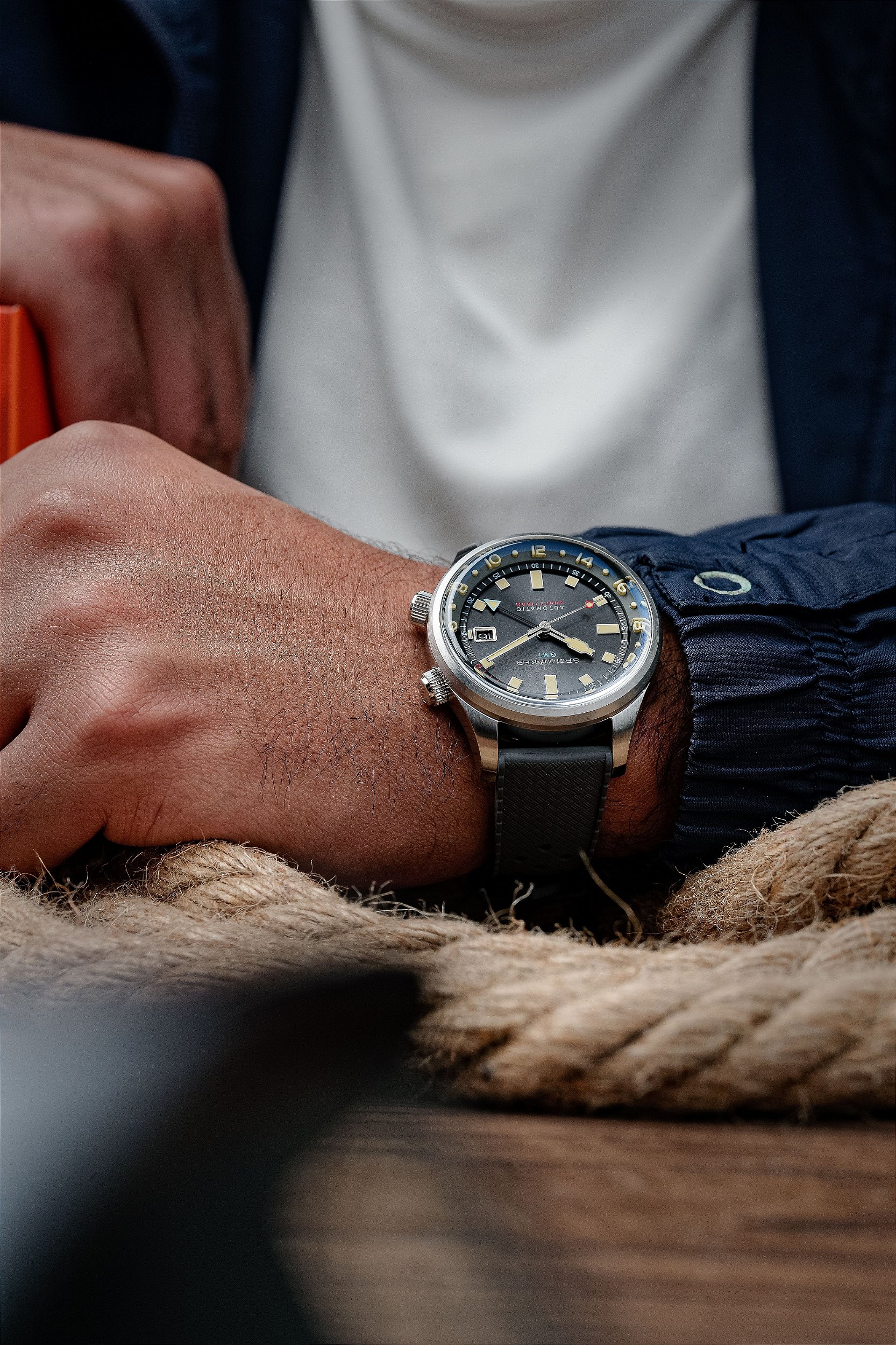 Relógio Bradner GMT SP-5121-33 Automático Seiko NH34 Safira 180m