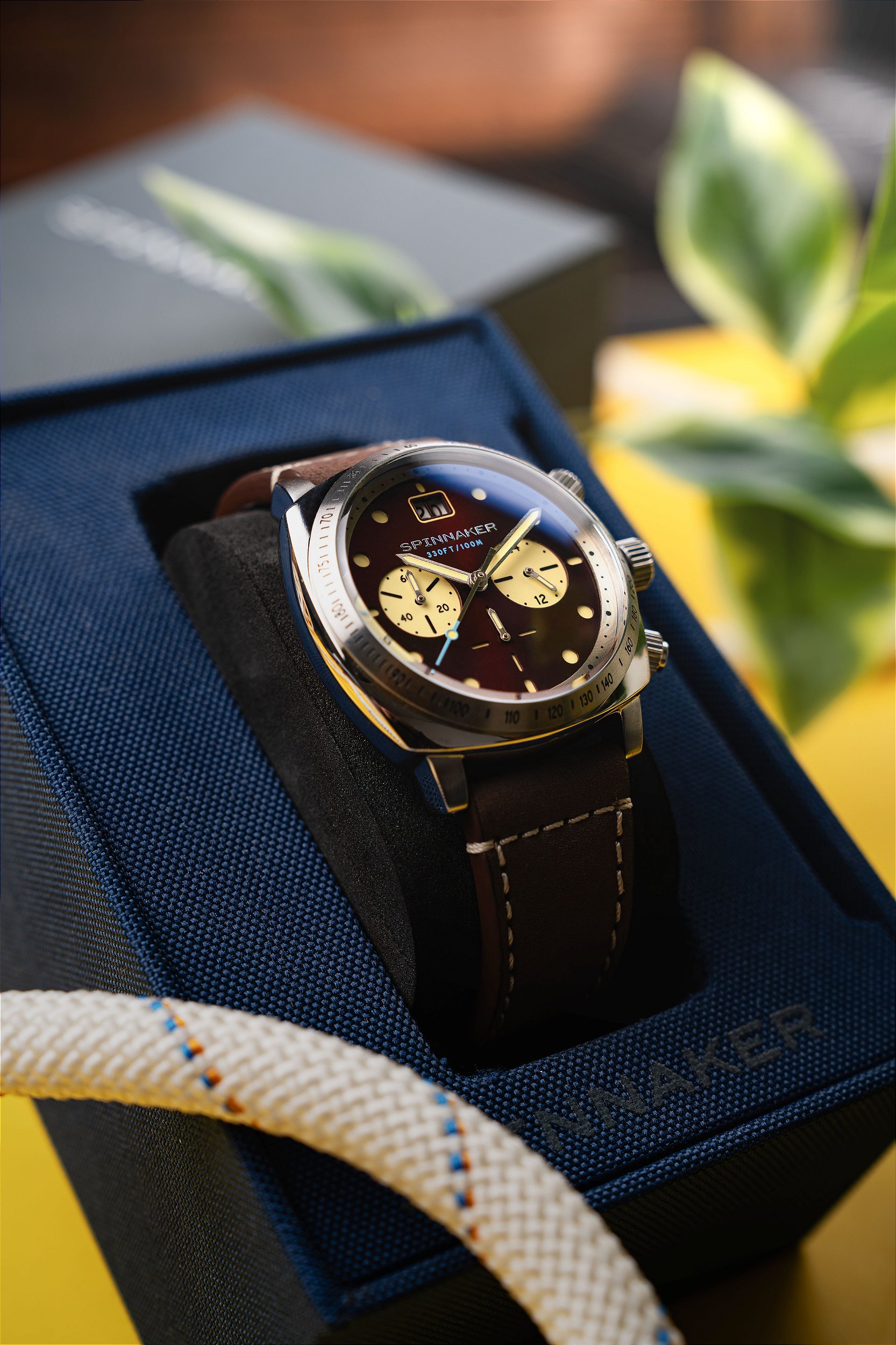 Relógio Hull Chronograph SP-5068-05 Quartz-Meca VK73 Safira 100m
