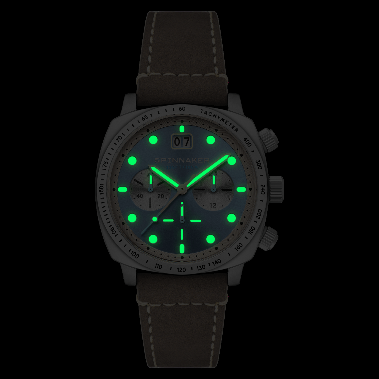 Hull Chronograph SP-5068-04 com Caixa de Aço e Pulseira de Couro