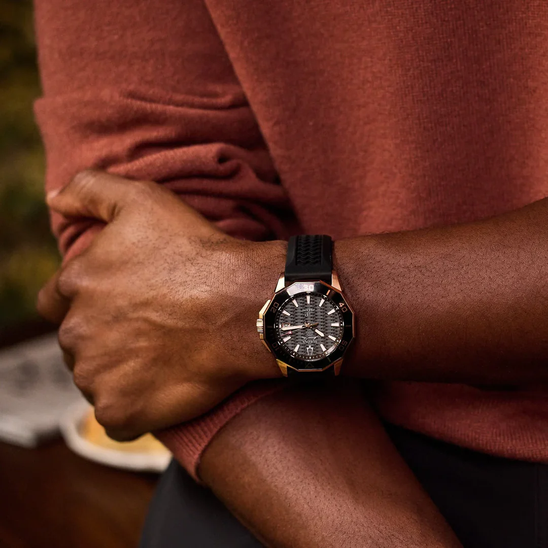 Bulova 98B421 Marine Star Precisionist Preto 200M IP Rose
