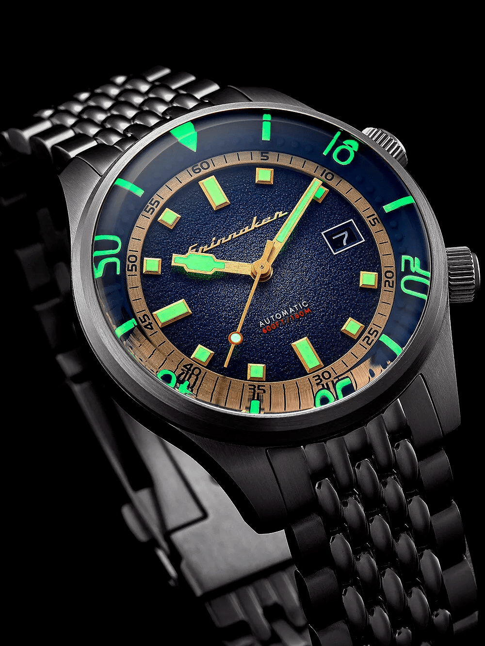 Relógio Bradner SP-5062-22 Automático Seiko NH35, 180m, Aço