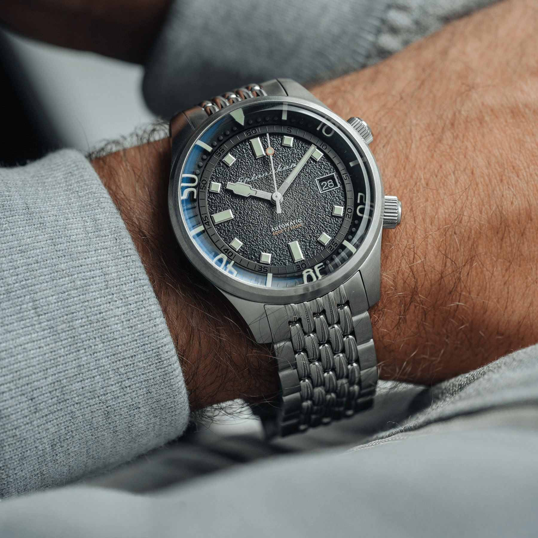 Relógio Bradner SP-5062-33 Automático 42mm Aço Inoxidável