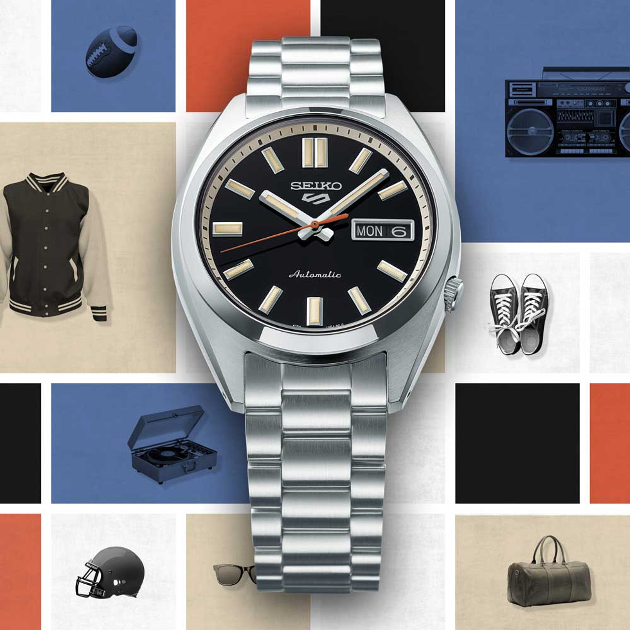 Relógio Seiko 5 Sport SRPK89 Automático 37.4 mm Calibre 4R36