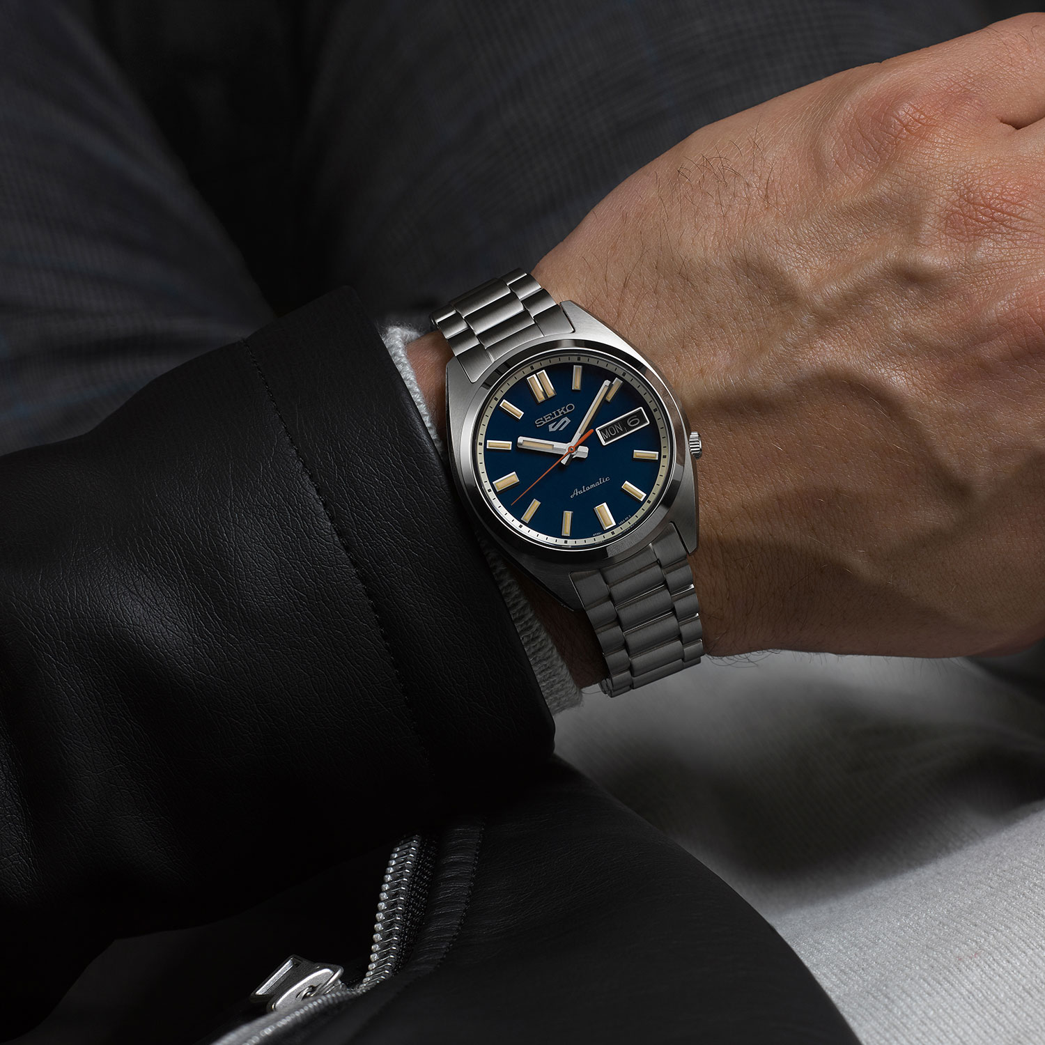 Relógio Seiko 5 Sports SRPK87B1 Automático Azul 37.4mm