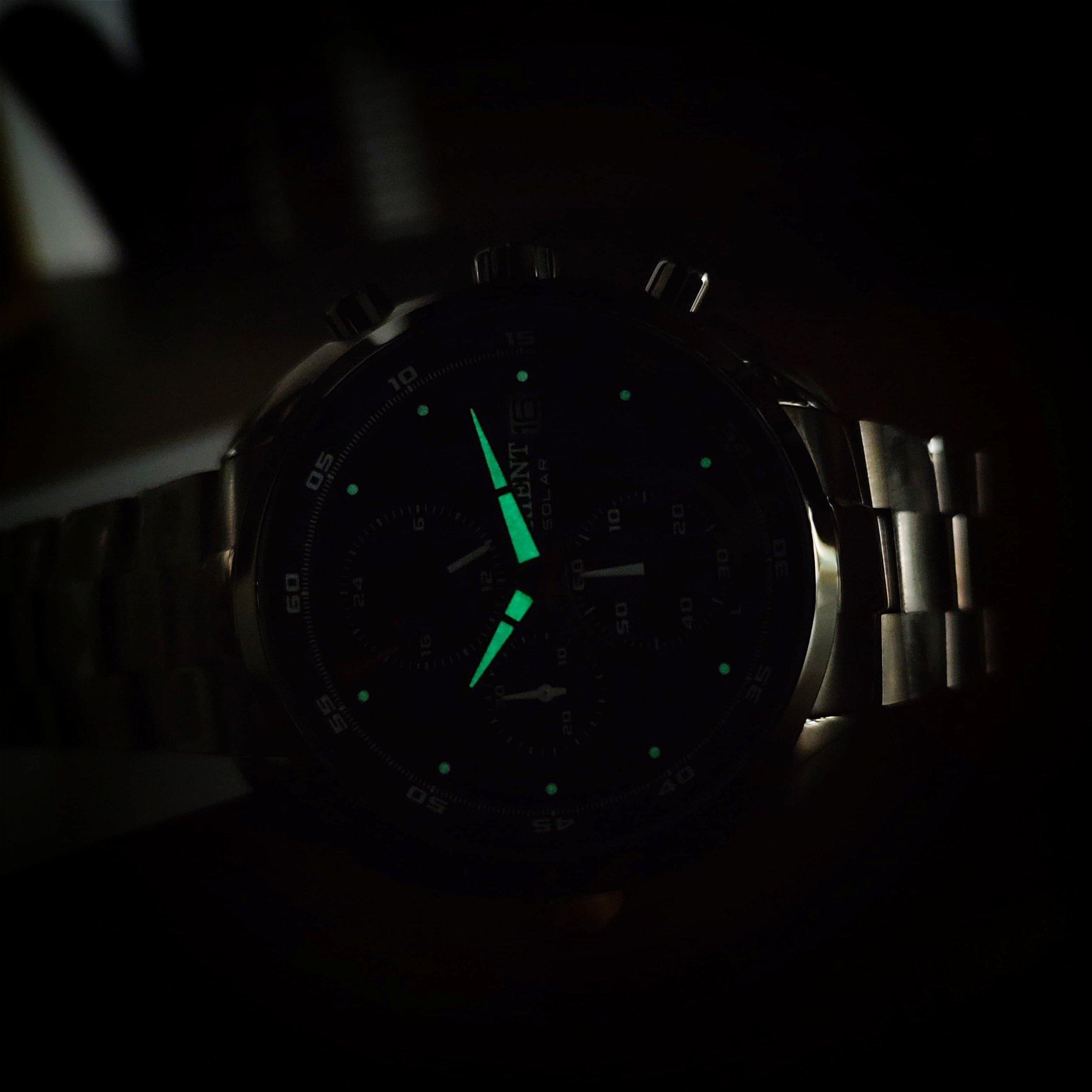 Orient MGSSC034 P1KX – Cronógrafo Solar IP Gold, Estilo Clássico