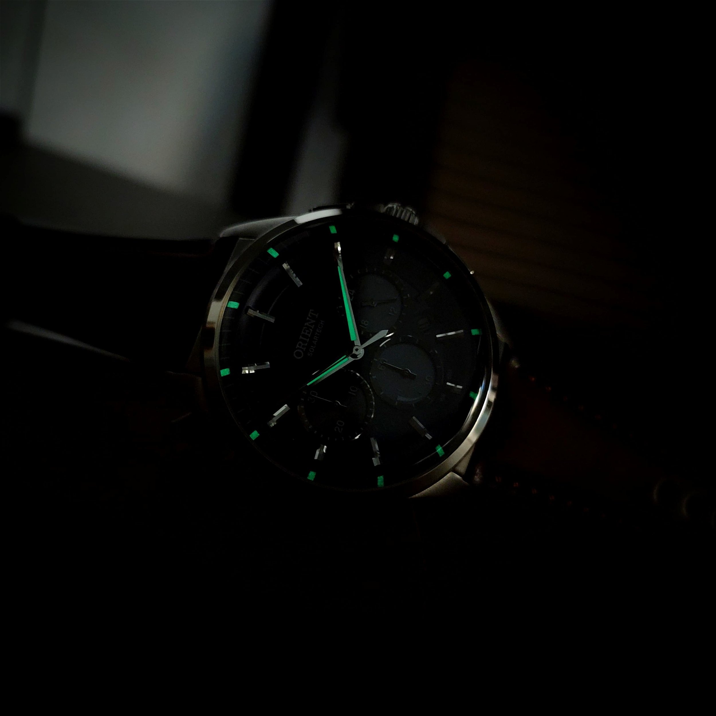 Orient Solartech Neo Vintage MYSCC009 G1GX Preto - Relojoaria