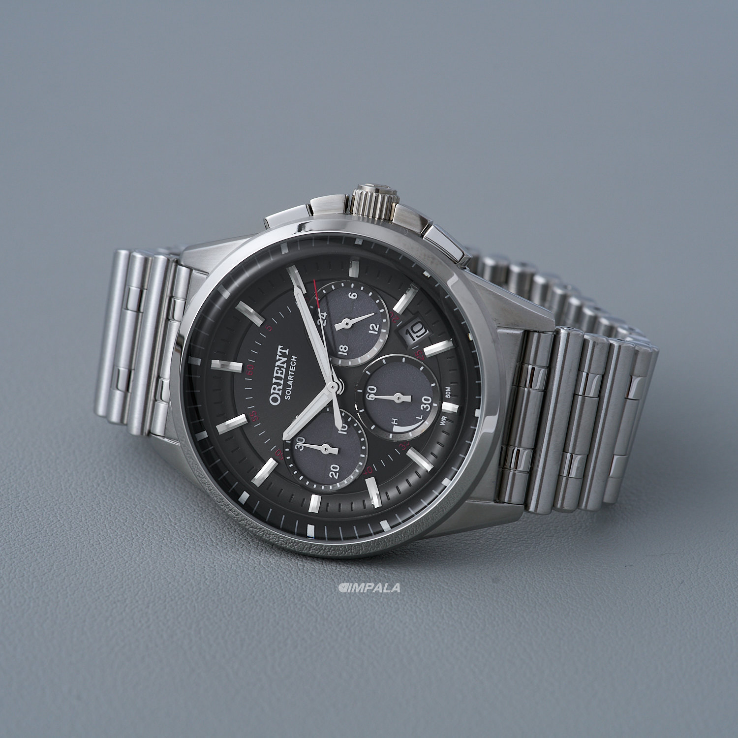OCCULTUS ブラックメタル　BLACKL Relógio Orient Solartech Cronógrafo Neo Vintage Mtssc045 Correia