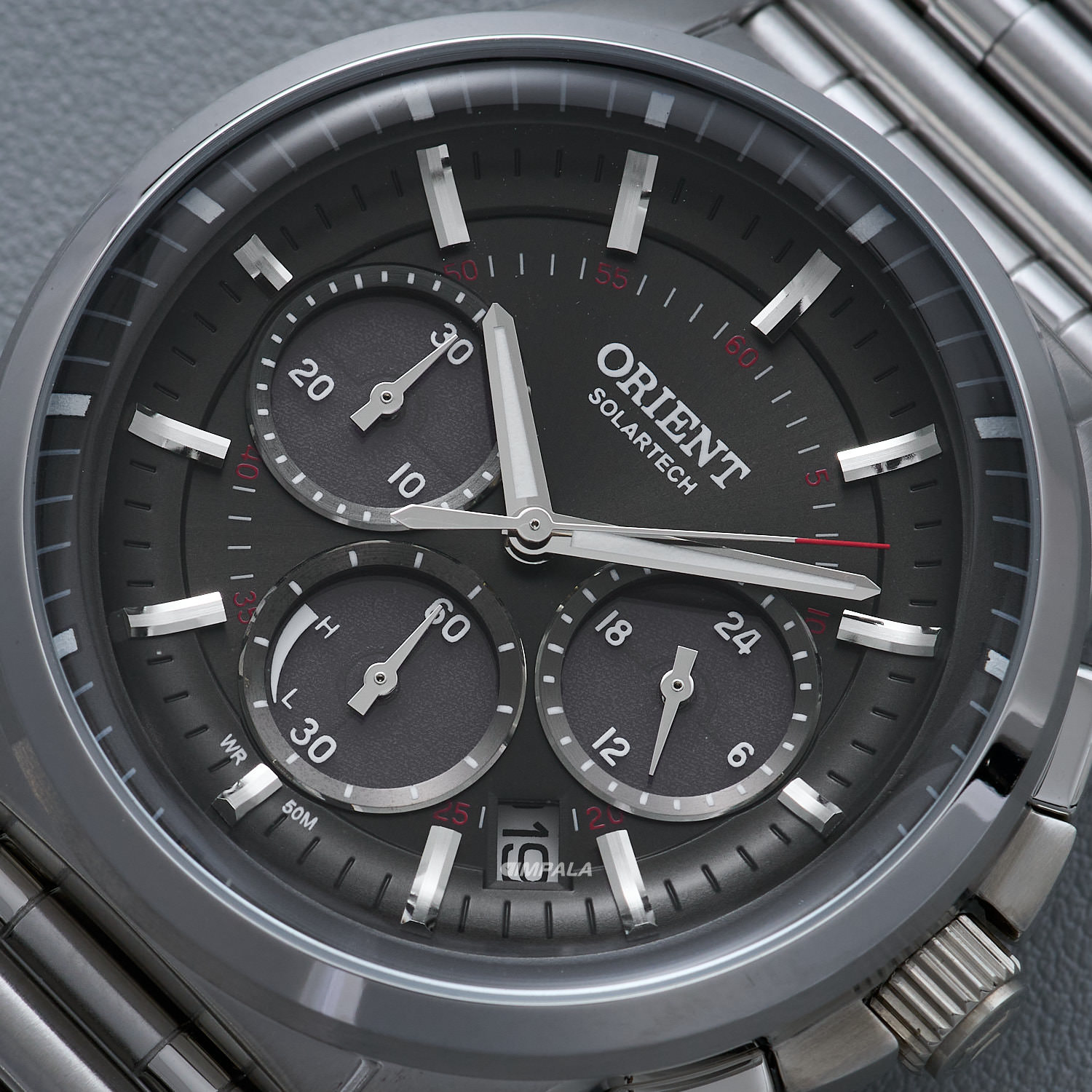 Orient Solartech Neo Vintage MBSSC266 G1SX Preto - Relojoaria