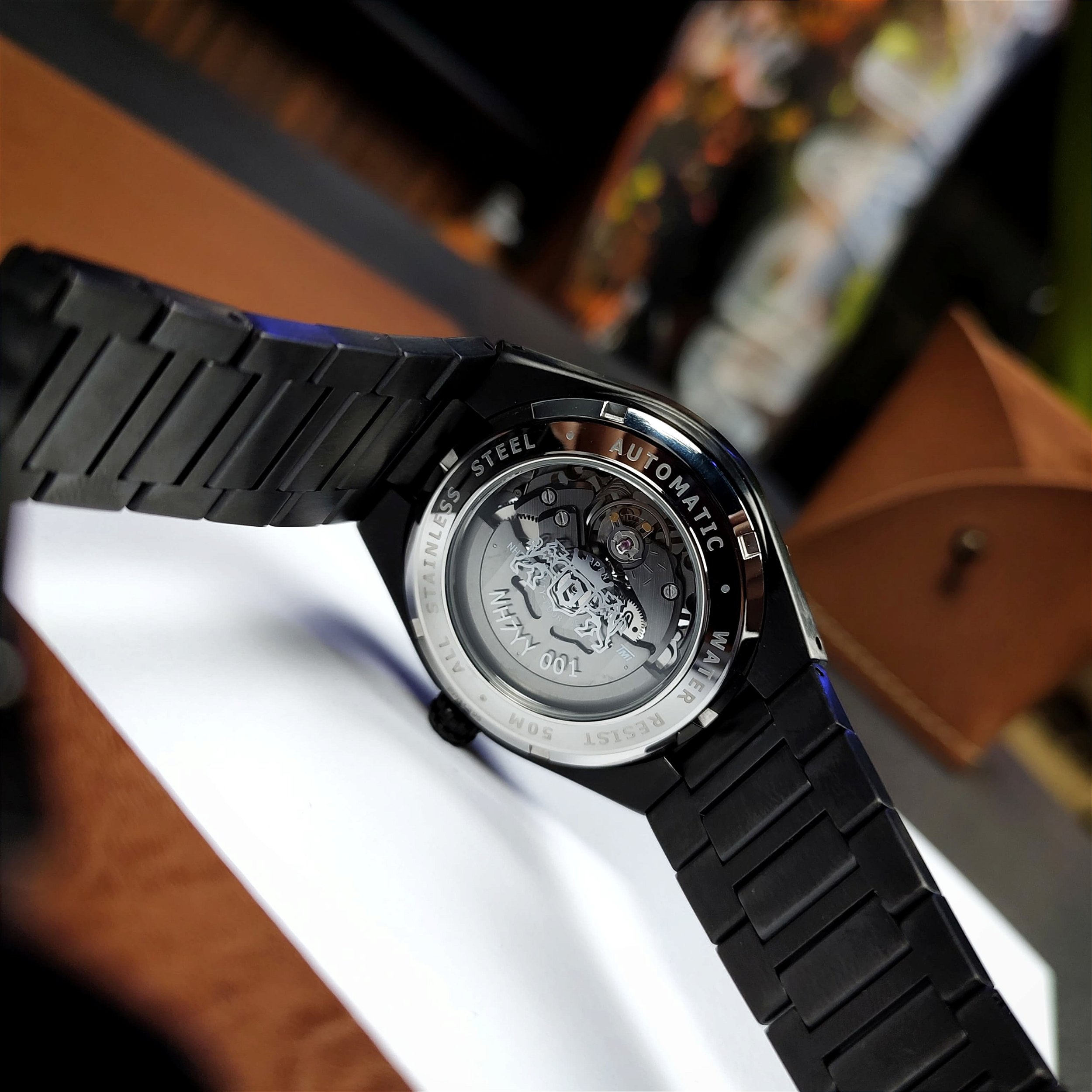 XHARATHORN ブラックメタル　BLACKL Relógio ORIENT solar cronógrafo preto prata MTSSC047 G1PX - aconfianca