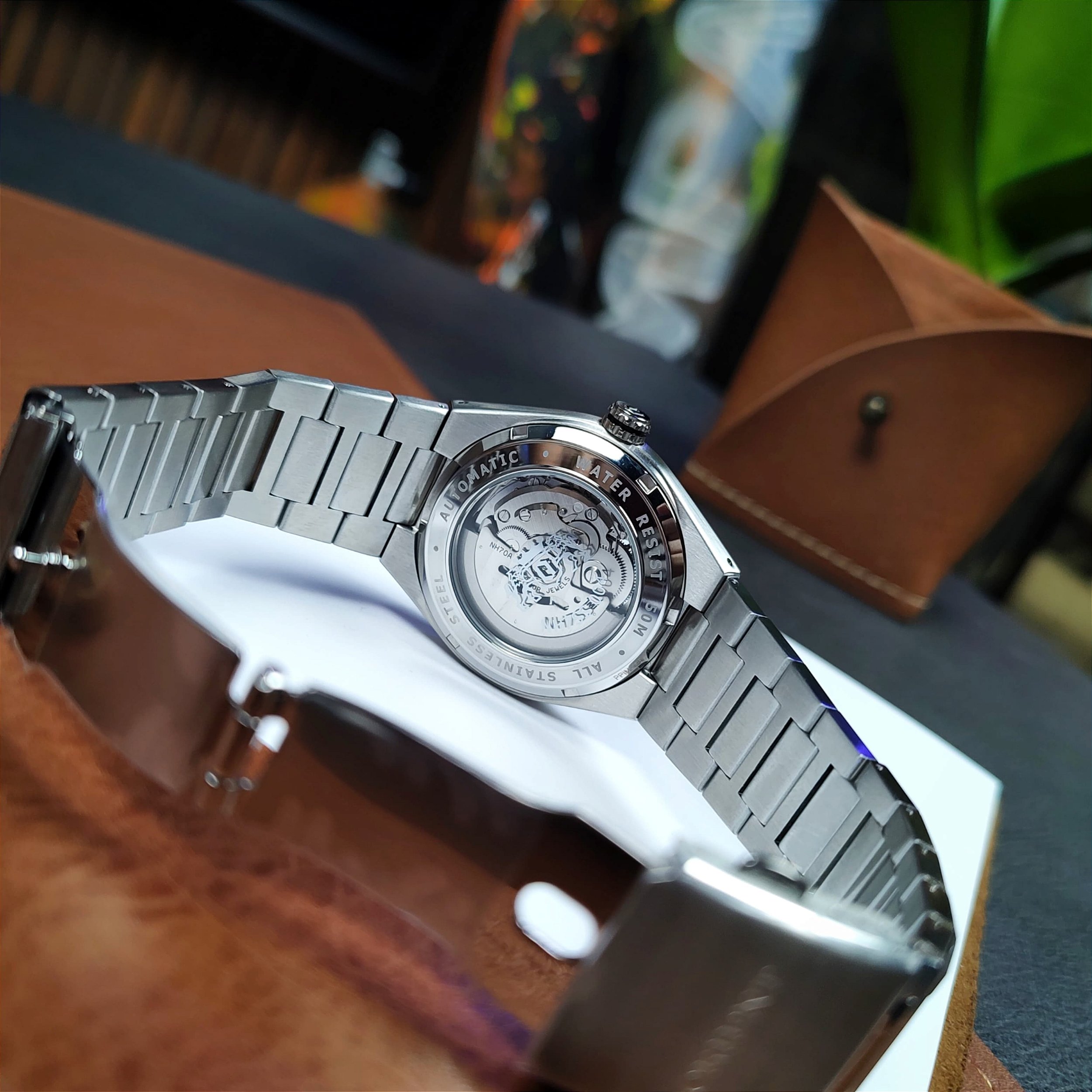 Orient Skeleton NH7SS004 G1SX Skeleton Preto/Prata - Relojoaria