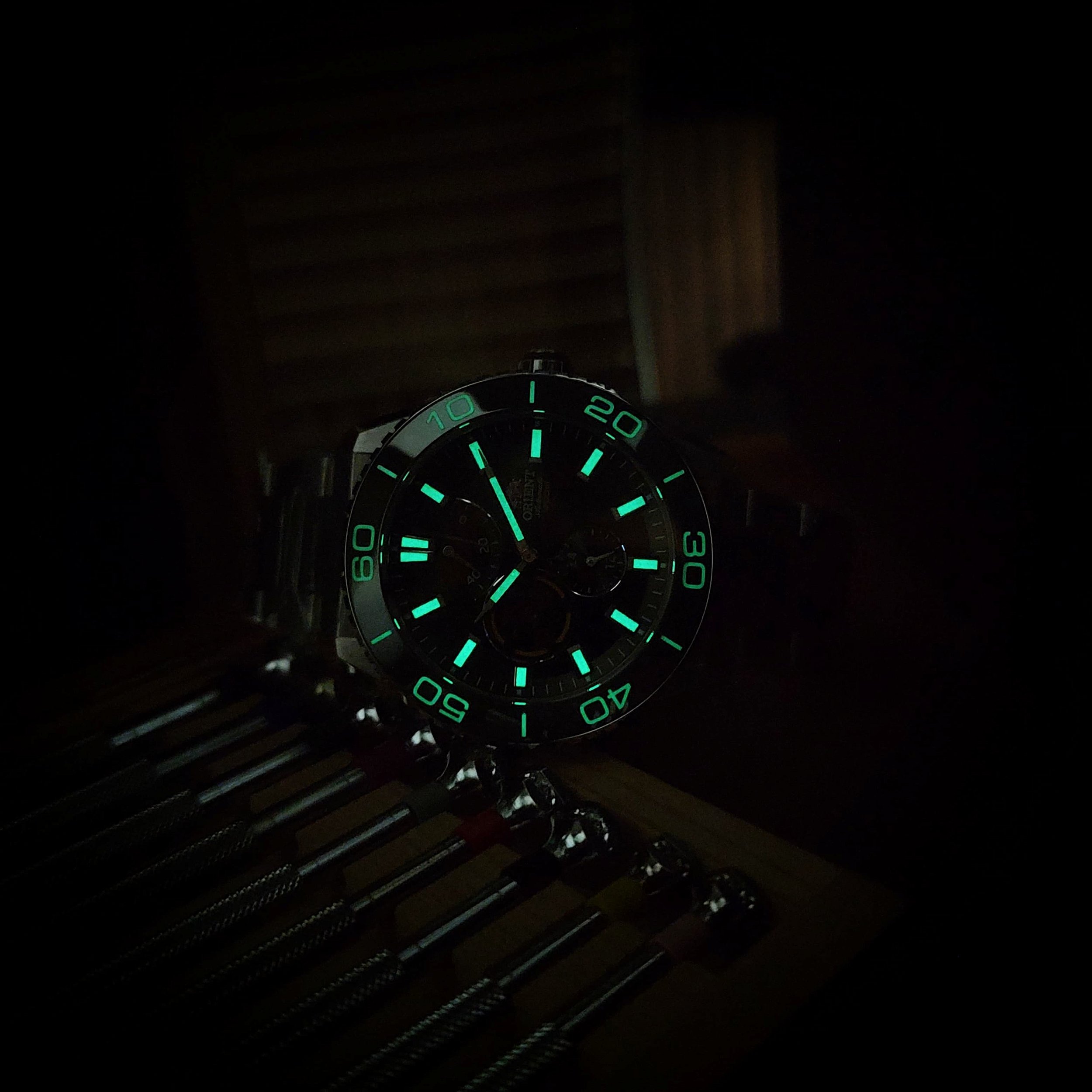 Orient Superior YN8SS006 E1SX – Automático Open-Heart Verde