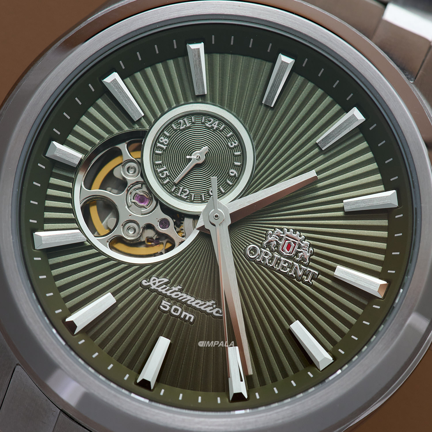 Orient Open Heart NH3SS005 E1SX Automático Verde 40mm - Relojoaria