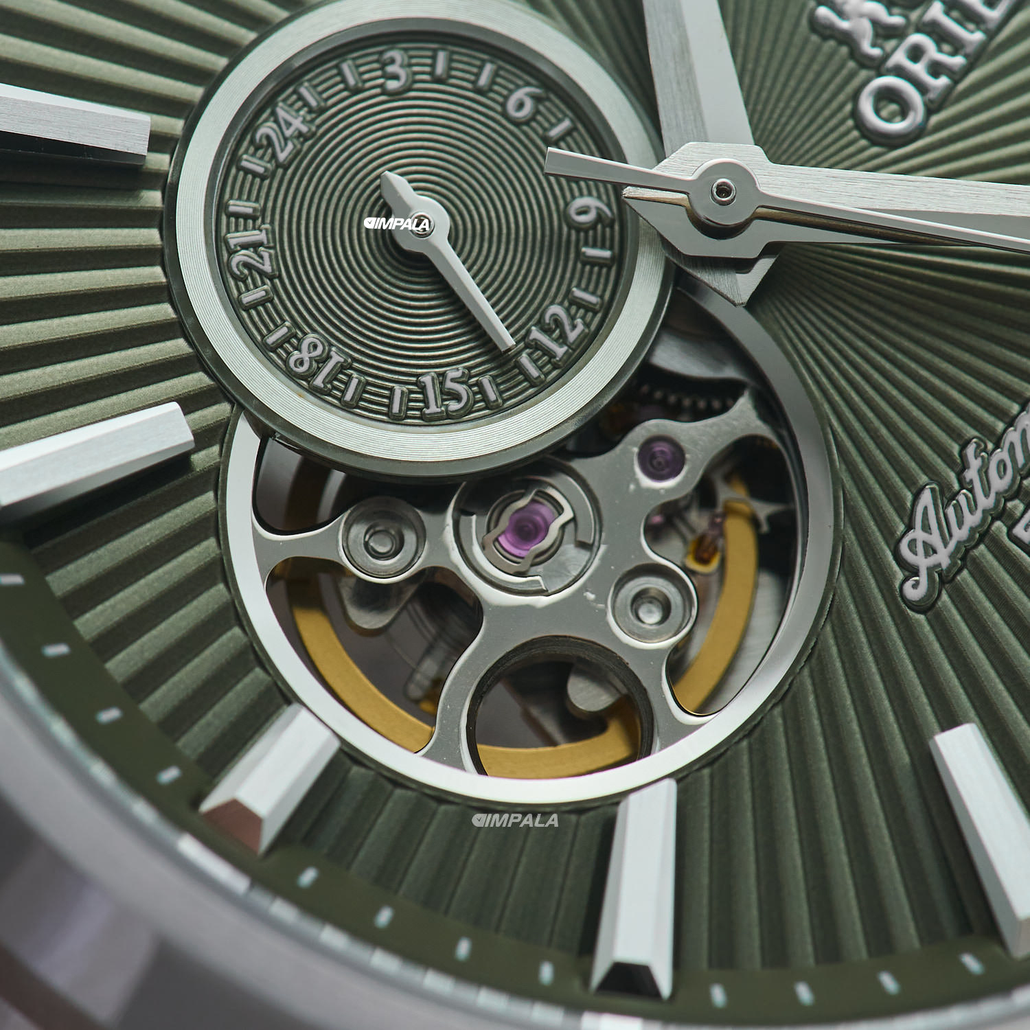 Orient Open Heart NH3SS005 E1SX Automático Verde 40mm - Relojoaria