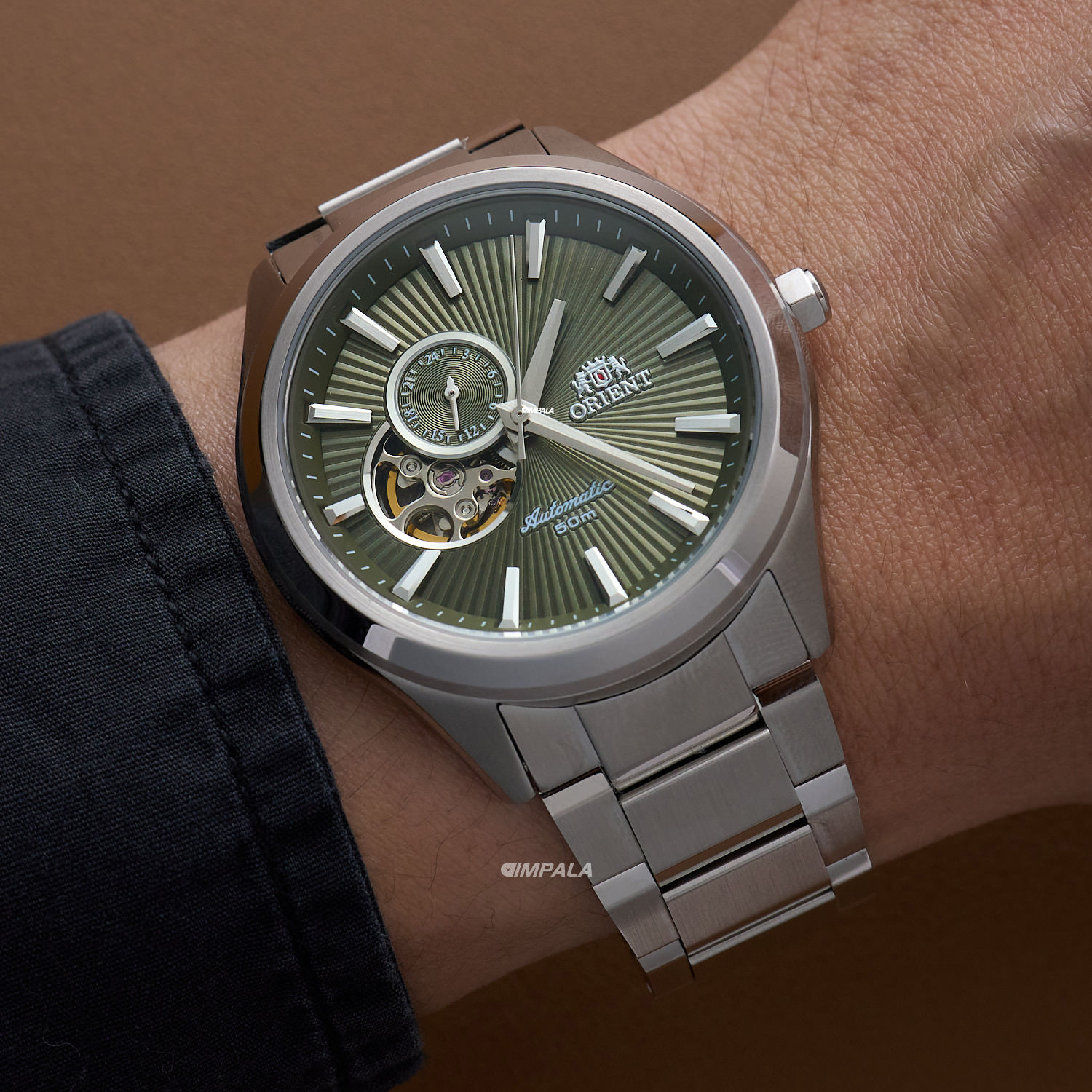 Orient Open Heart NH3SS005 E1SX Automático Verde 40mm - Relojoaria