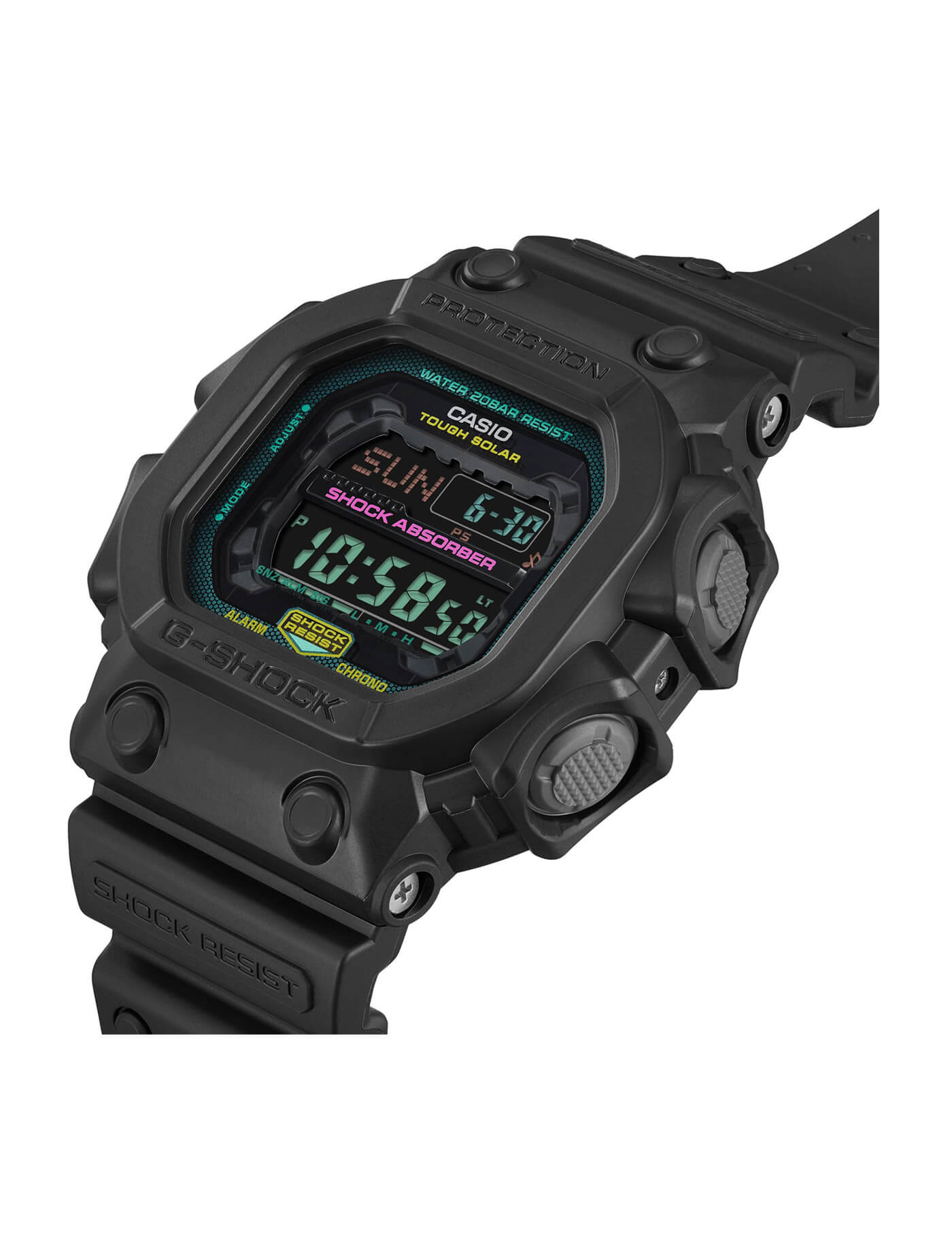 G-SHOCK The King GX-56MF-1DR Preto Fluorescente - Relojoaria