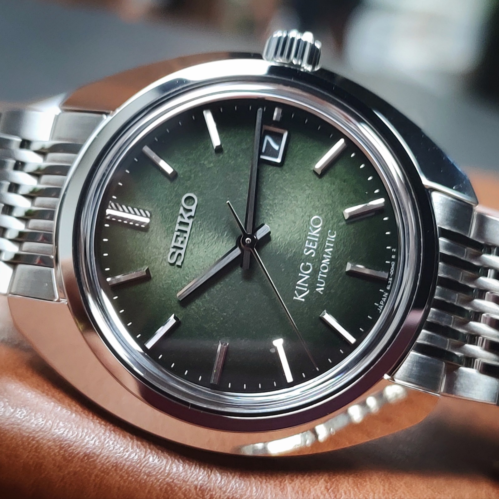 Relógio King Seiko Forest Green SDKA021 / SJE113 Automático Verde