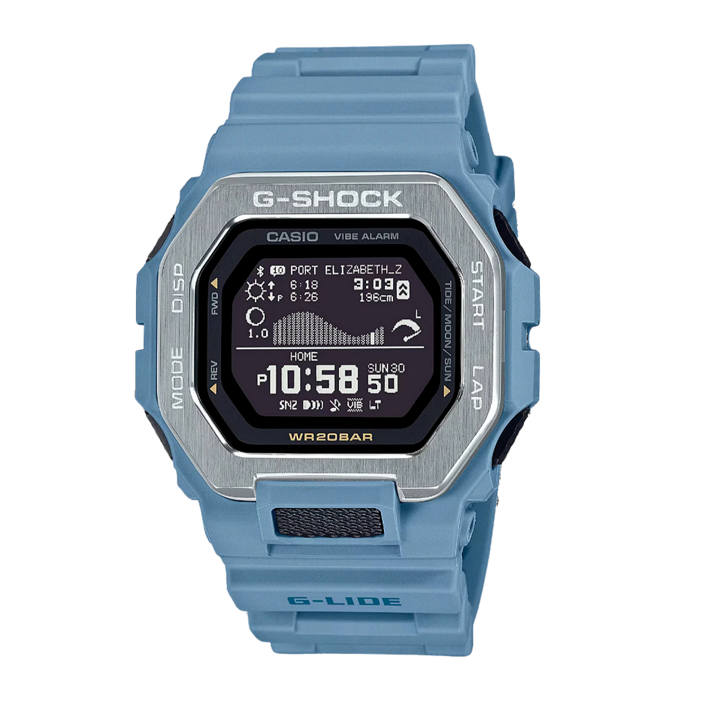 時計 G-SHOCK GBX-100 G-Shock GBX-100-2ADR G-LIDE Surf MIP Azul 200M - Relojoaria Impala