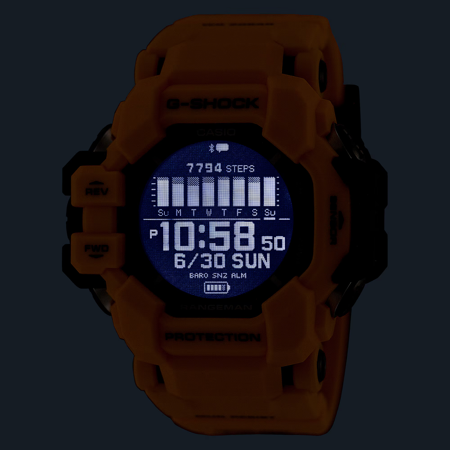 G-SHOCK Rangeman GPR-H1000-9DR Master of G Preto - Relojoaria