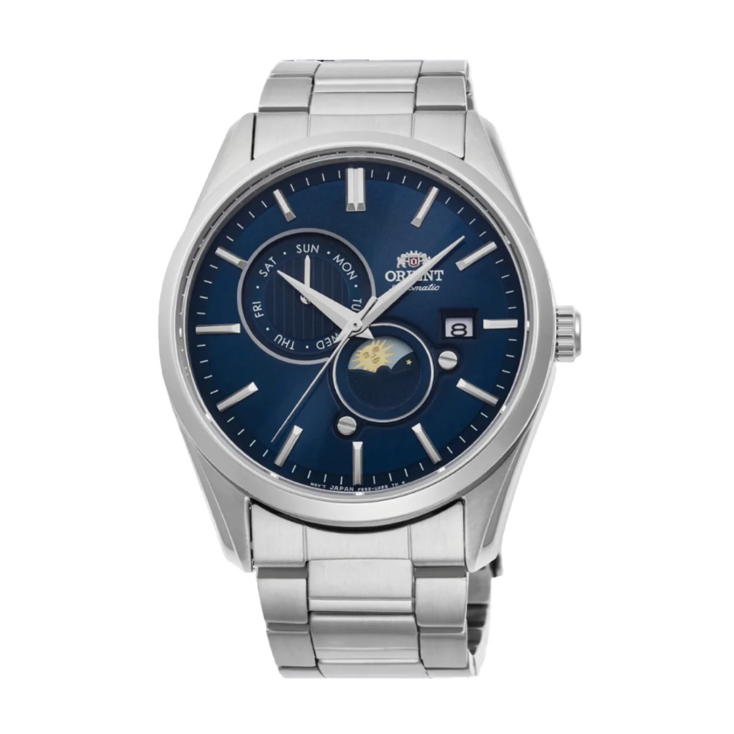 Orient Sun & Moon RA-AK0308L30B – Automático Safira Azul 41mm
