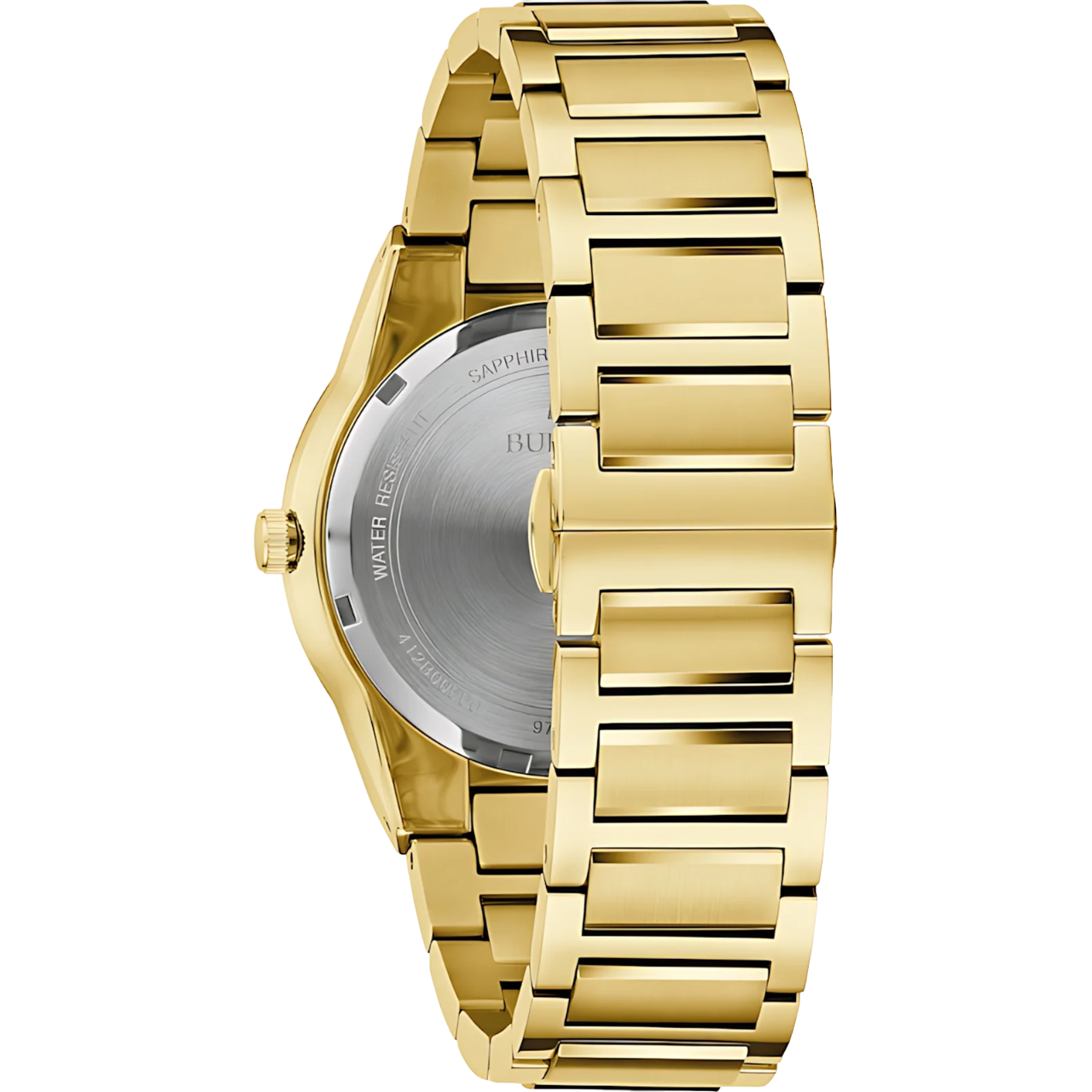 Bulova Modern Millenia 97A183 Preto IP Gold 41mm - Relojoaria