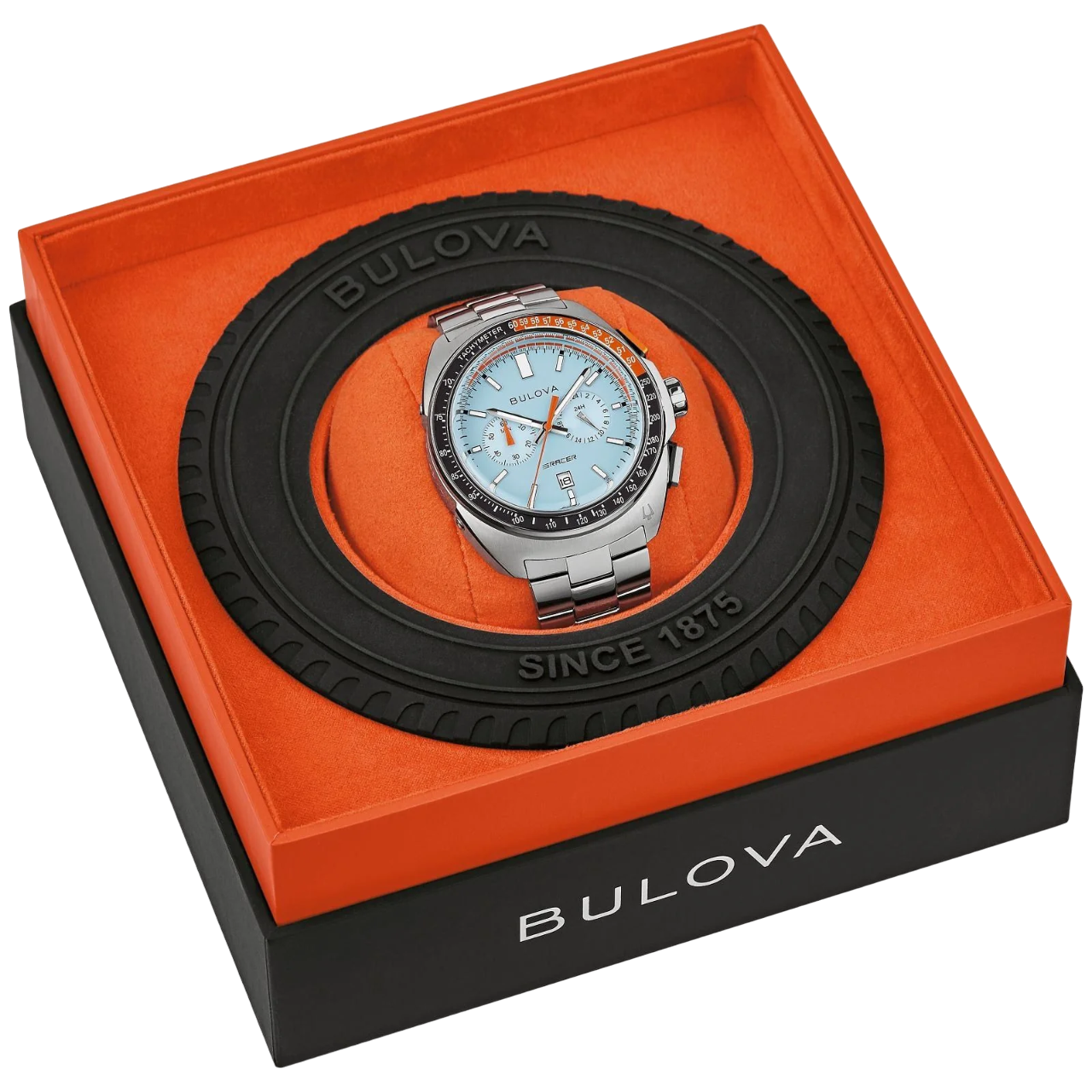 Bulova Racer 98B432 Cronógrafo Azul Safira 100M - Relojoaria