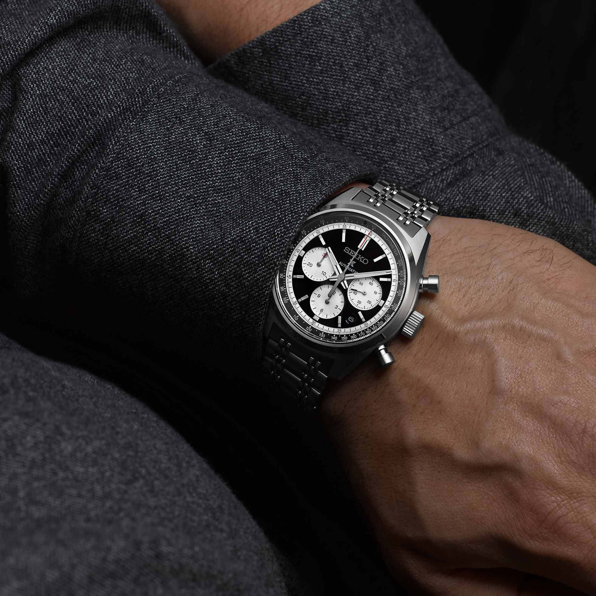 Relógio Seiko Prospex SRQ053J1 Cronógrafo Mecânico Automático