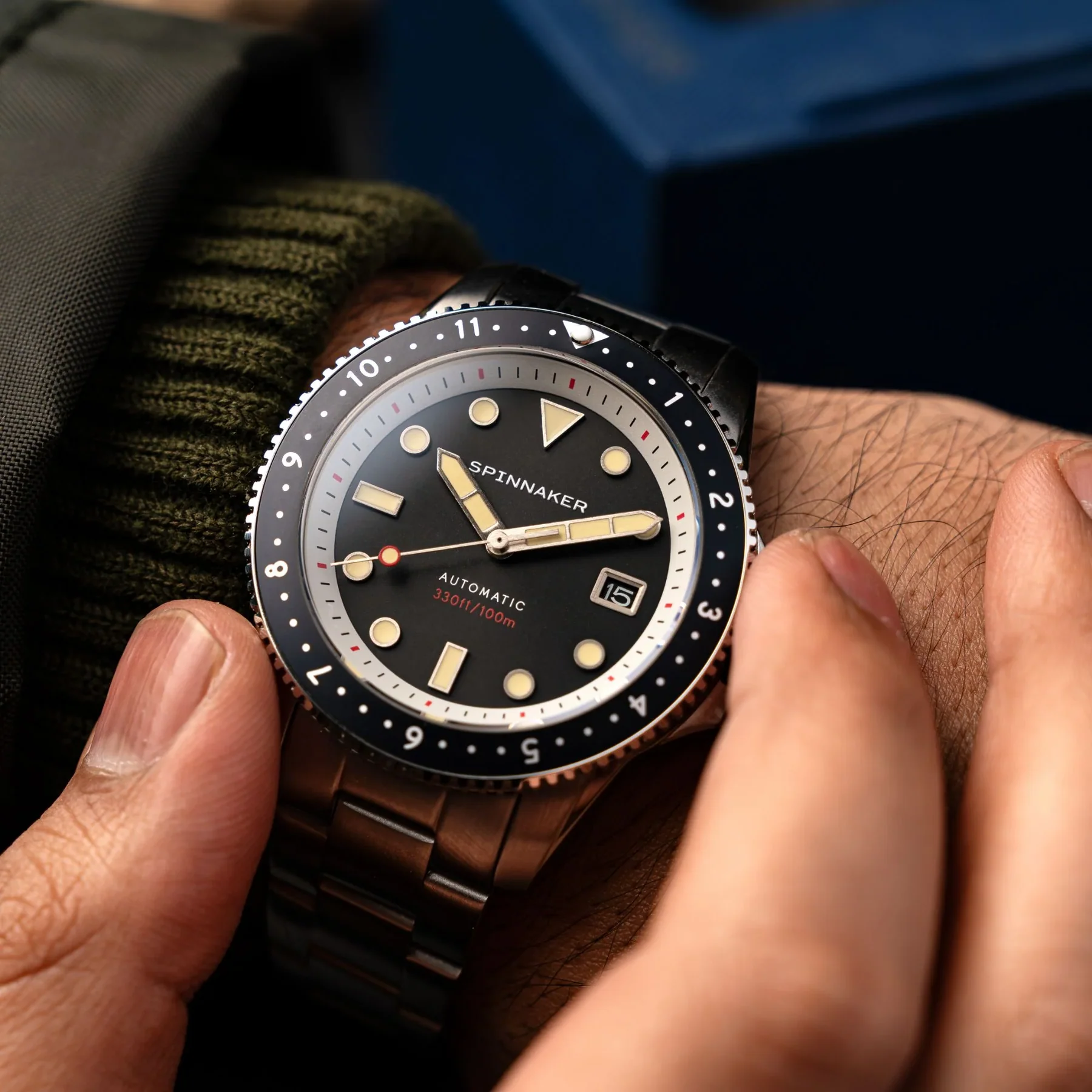 Relógio Croft Pioneer SP-5136-11 Automático Seiko NH35 Safira 100m