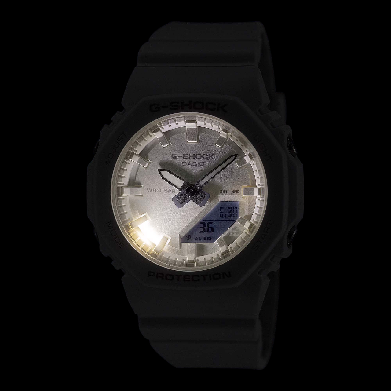 G-SHOCK GMA-P2100SG-2ADR Lilás – Leveza, Estilo Vibrante e 200M