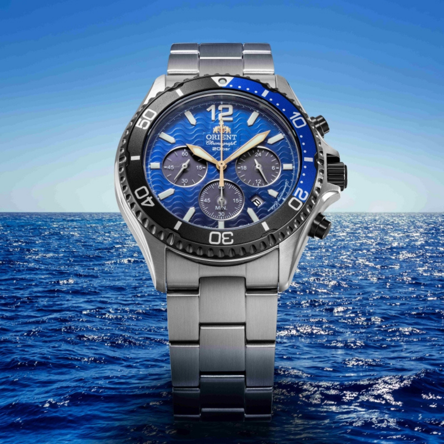 Orient Mako Limited Edition RA-TX0208L10B Solar Azul - Relojoaria