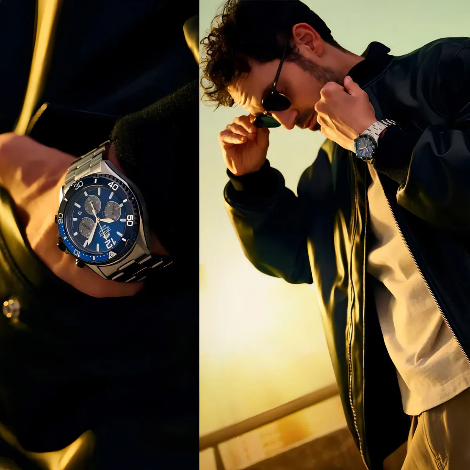 Orient Mako Limited Edition RA-TX0208L10B Solar Azul - Relojoaria