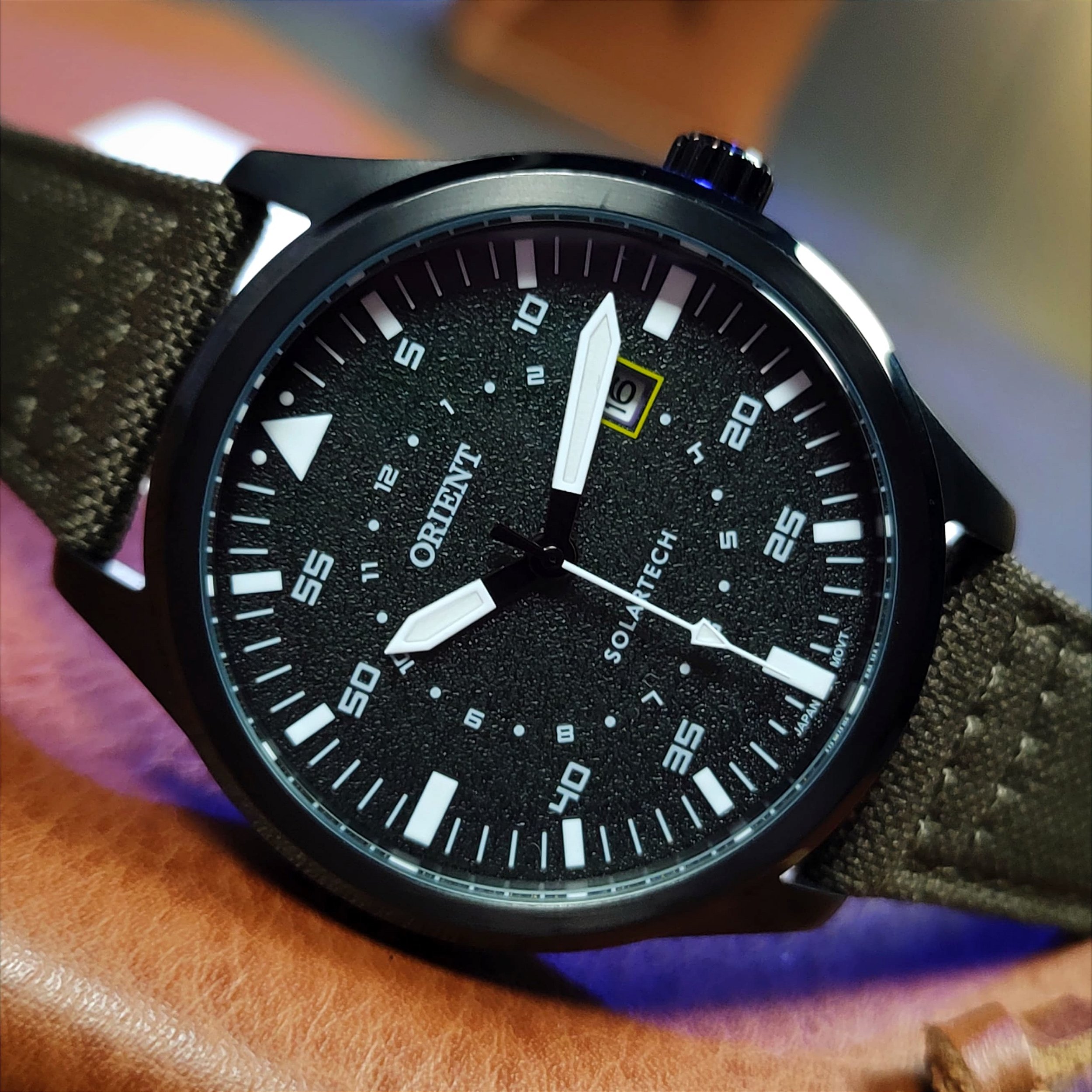 Orient Solartech MPSN1005 E1EX Verde Solar Esportivo - Relojoaria