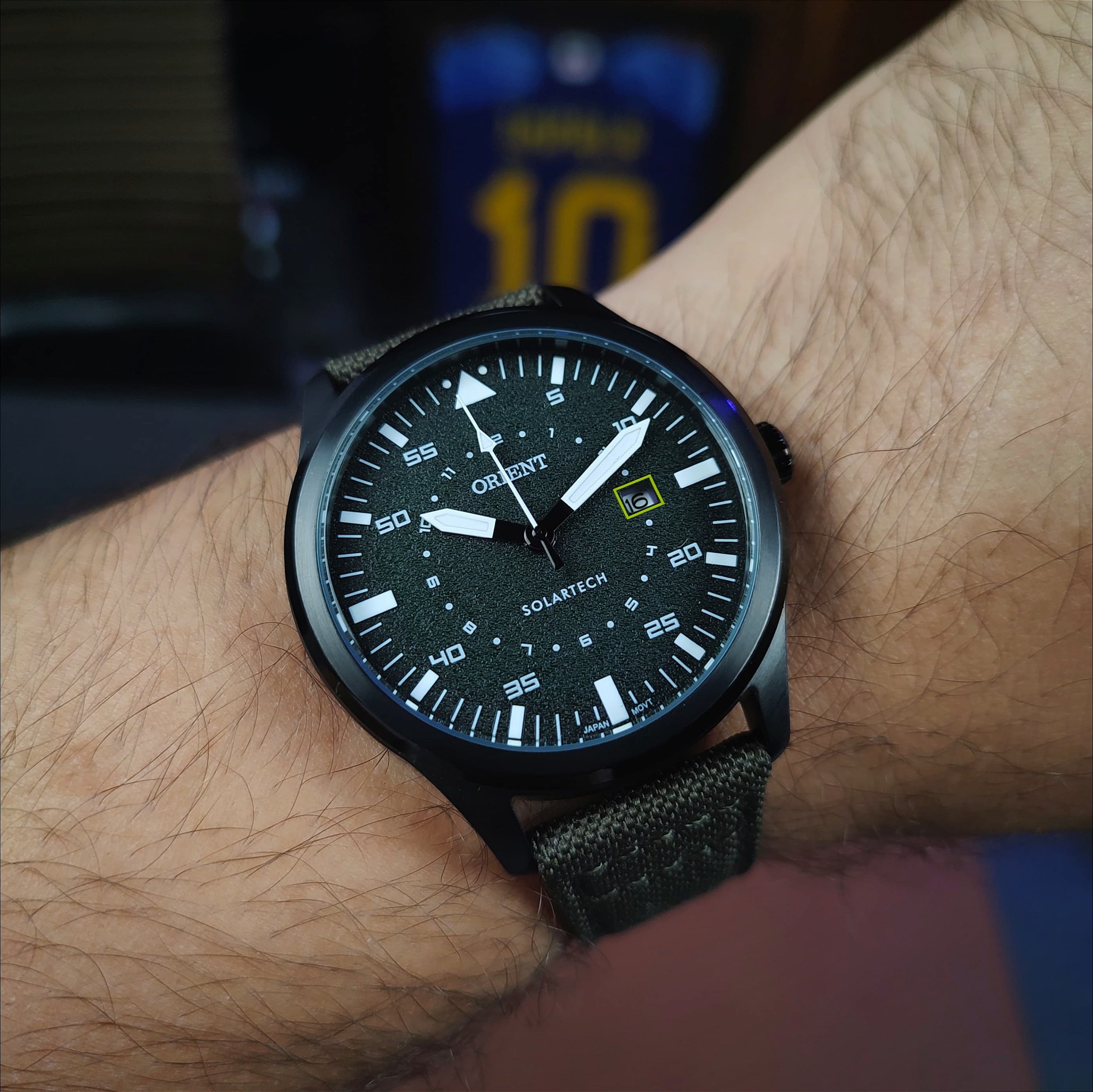Orient Solartech MPSN1005 E1EX Verde Solar Esportivo - Relojoaria