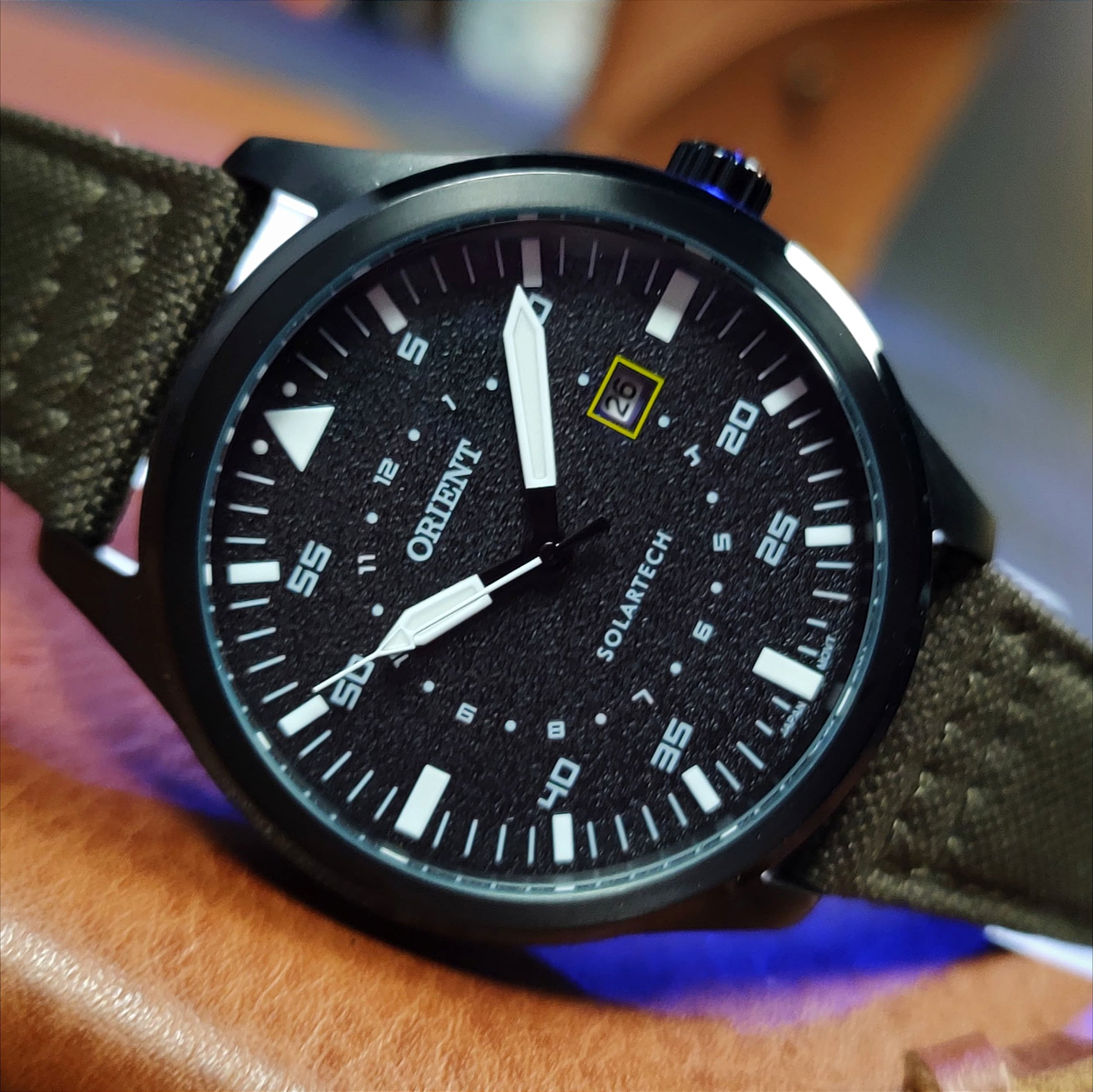 Orient Solartech MPSN1005 P1EX Preto Solar Esportivo - Relojoaria
