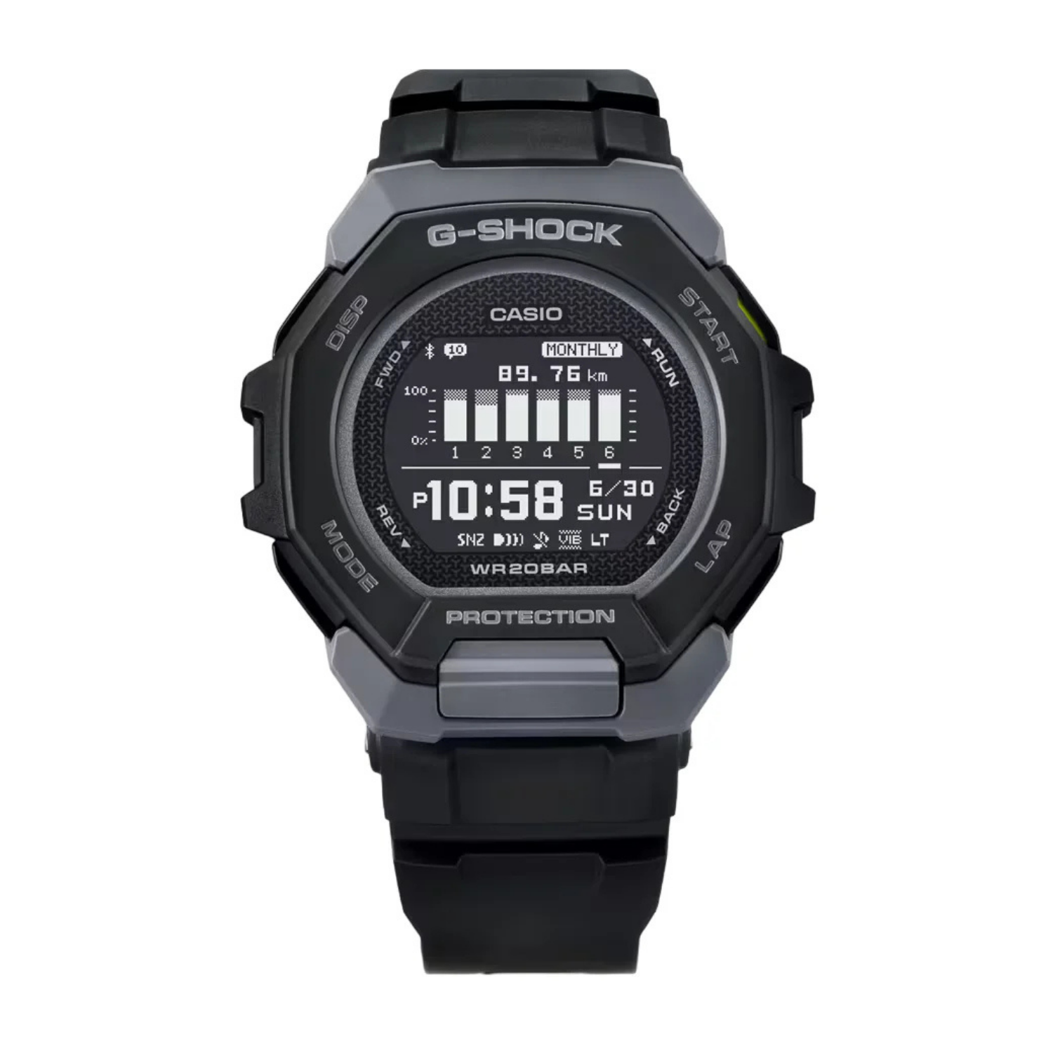 メ*0様 CASIO G-SHOCK GBD-300 Black Relógio Casio G-SHOCK G-Squad Sports GBD-300-1DR