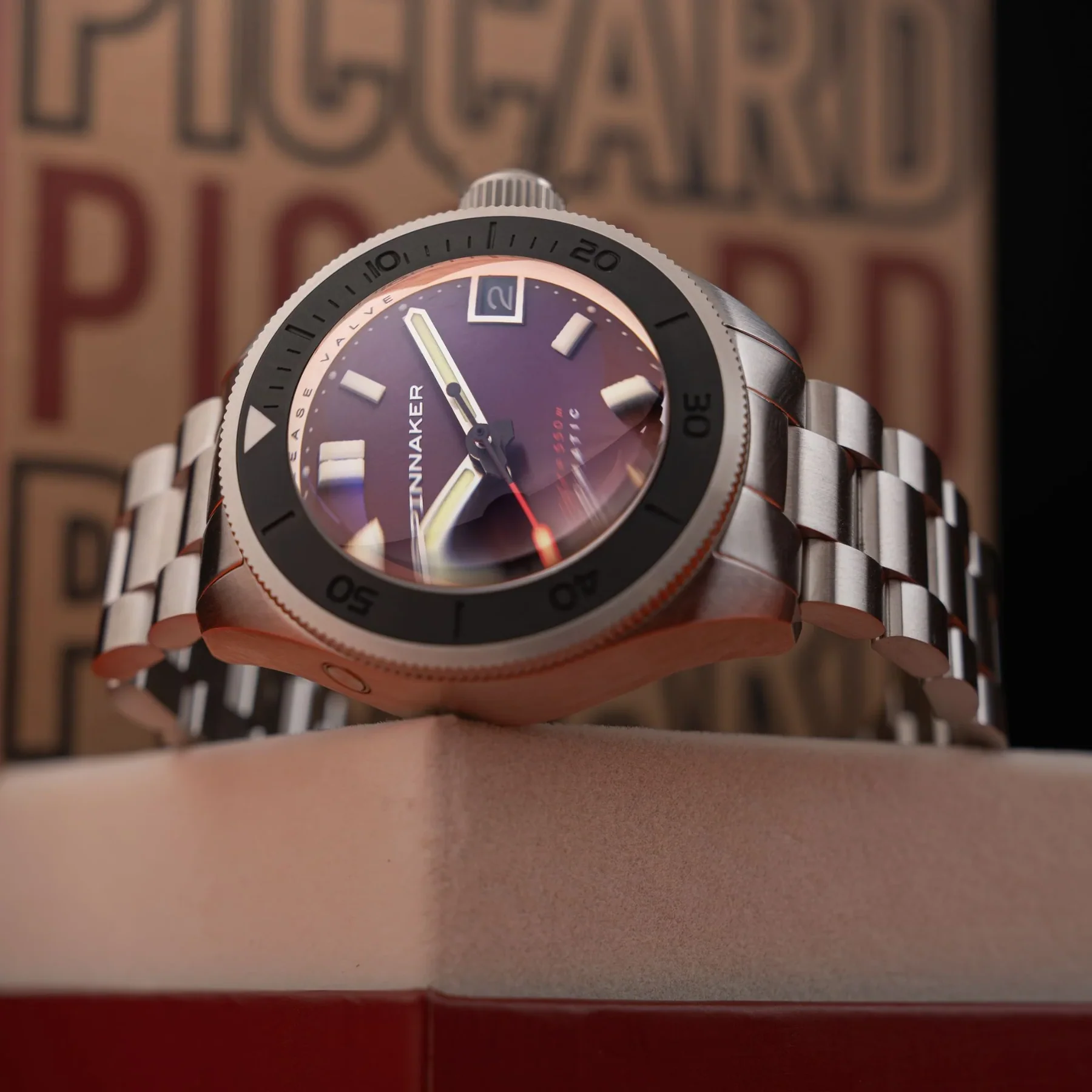 Montre Spinnaker Piccard Automatique – SP-5098-66, 45mm, 55ATM – Homme – Neuve Avec étiquettes