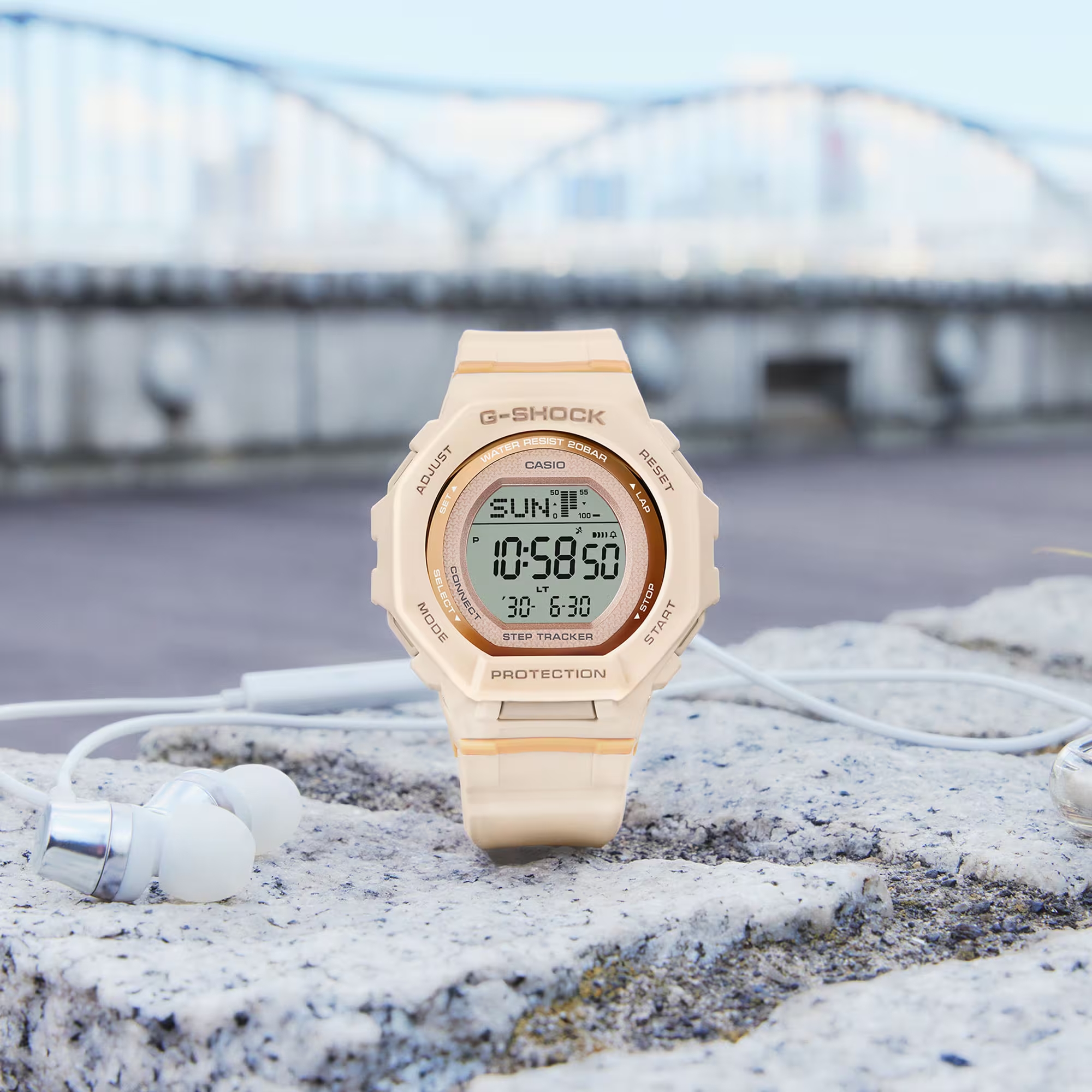 時計 CASIO G-SHOCK GMD-B300 G-SHOCK GMD-B300-4DR – Esportivo, Conectado e Resistente a 200M
