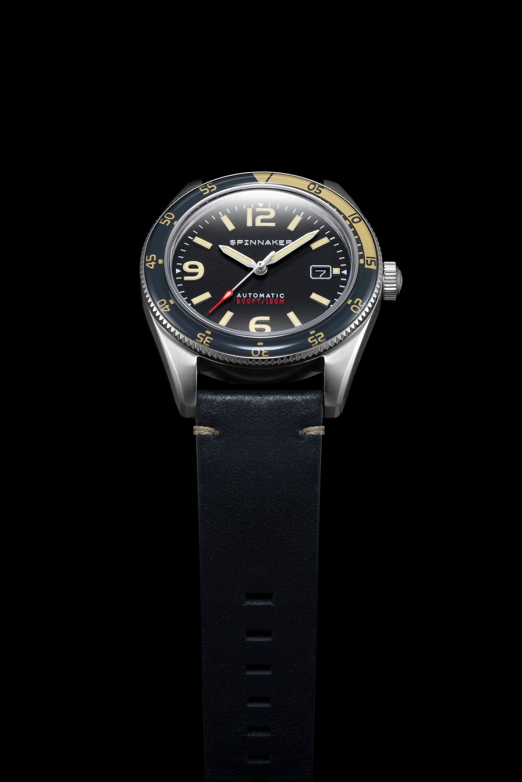 Relógio Fleuss SP-5055-0B Automático Safira 43mm 15ATM