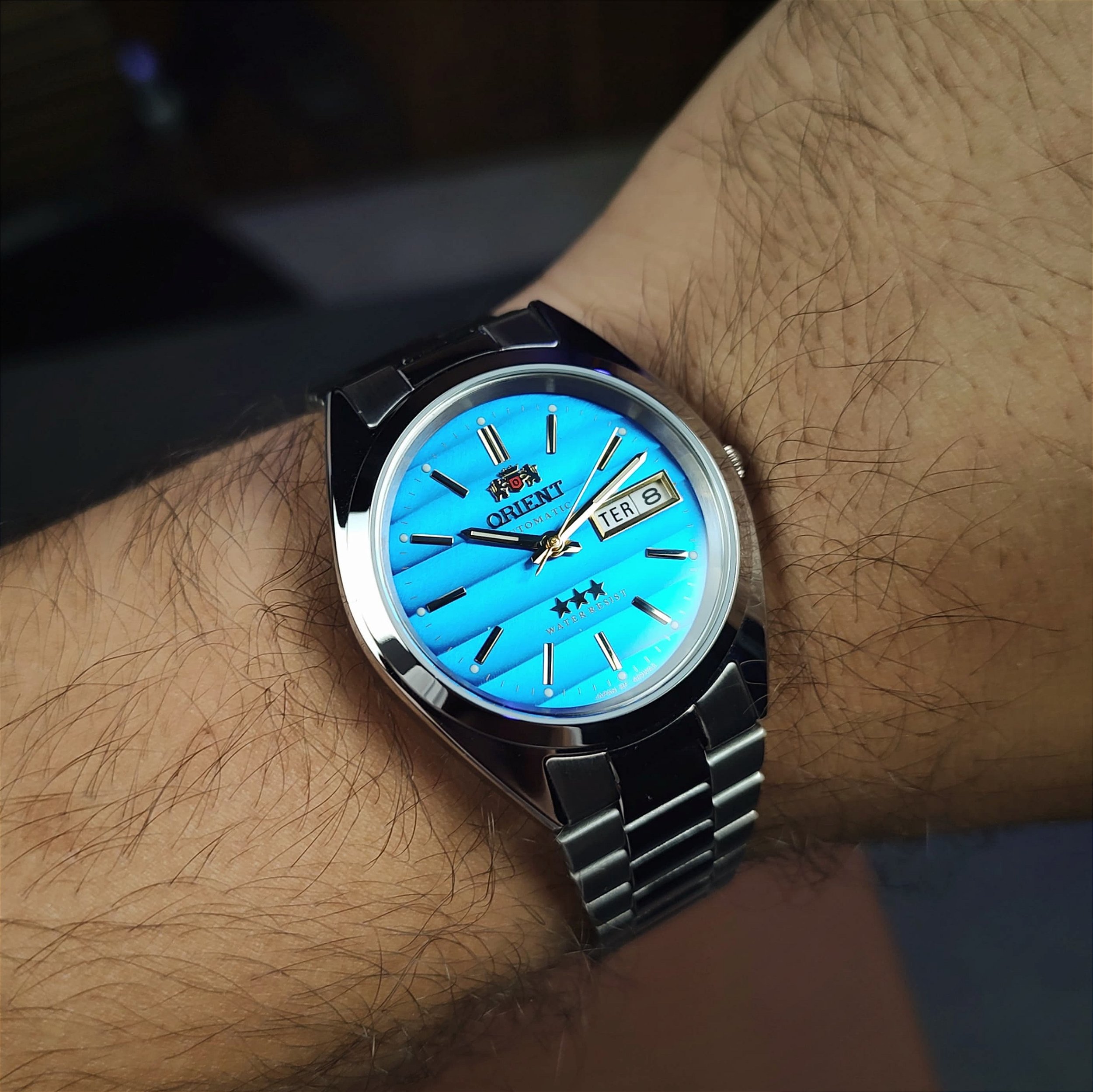 Orient 3 Stars 469WA3F A1SX Azul Automático - Relojoaria Impala